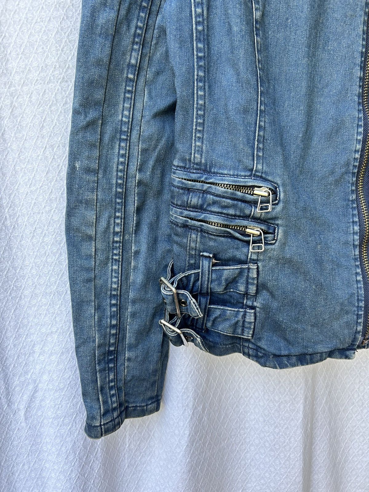 Japanese Brand Japanese zen denim jacket archives multizip Ifsix lgb styled Size US M / EU 48-50 / 2 - 2 Thumbnail