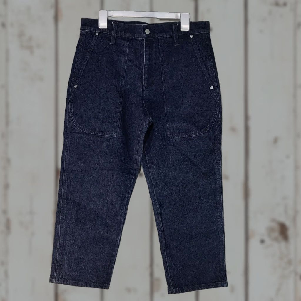J.Crew VINTAGE J.CREW Carpenter Jeans Womens Size 30 Blue Denim Cropped Stretch Pockets 90s Size 30" / US 8 / IT 44 - 1 Thumbnail
