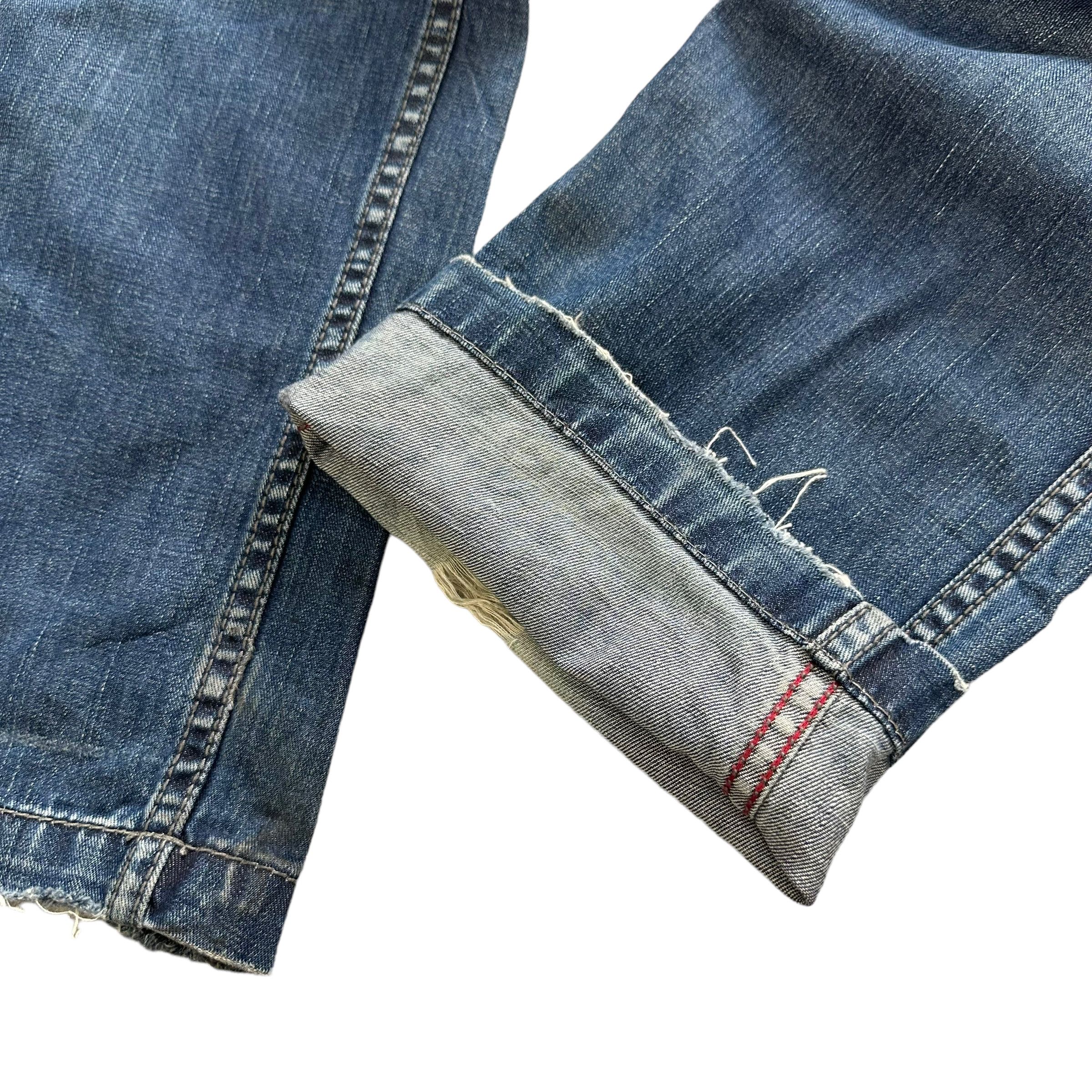 Japanese Brand FLASH REPORT VINTAGE FATIGUES DENIM PANTS #8503-012 Size US 31 - 8 Thumbnail