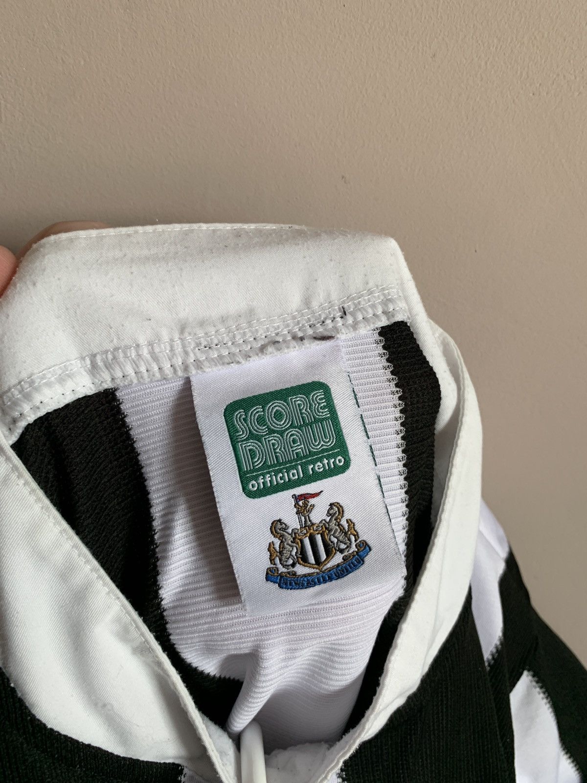 Vintage Newcastle United 1995 Home Football Shirt Retro Score Draw L Size US L / EU 52-54 / 3 - 11 Thumbnail