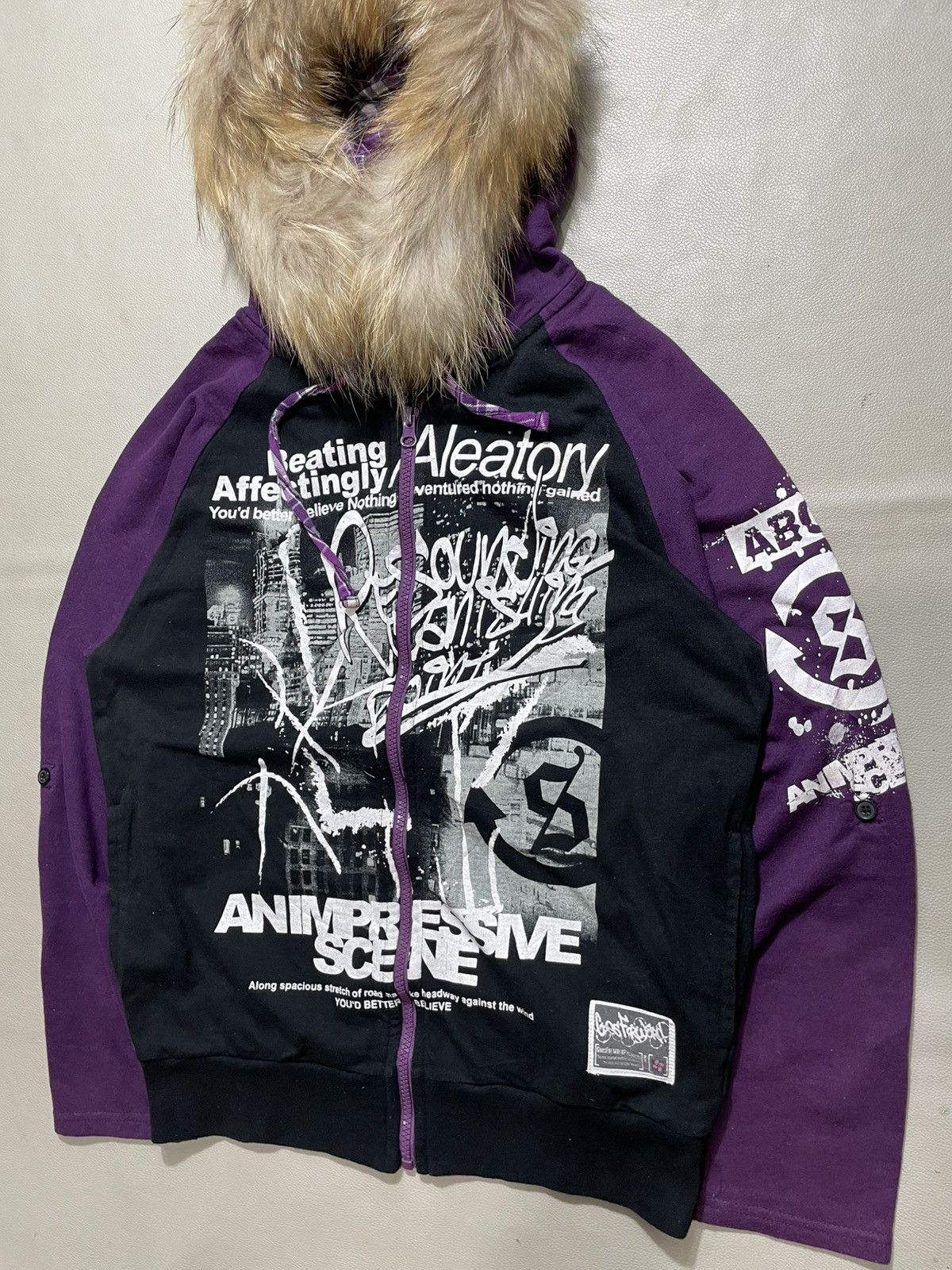 Beauty Beast Timestep Poem zip Fur Hoodie gothic style Size US M / EU 48-50 / 2 - 2 Thumbnail