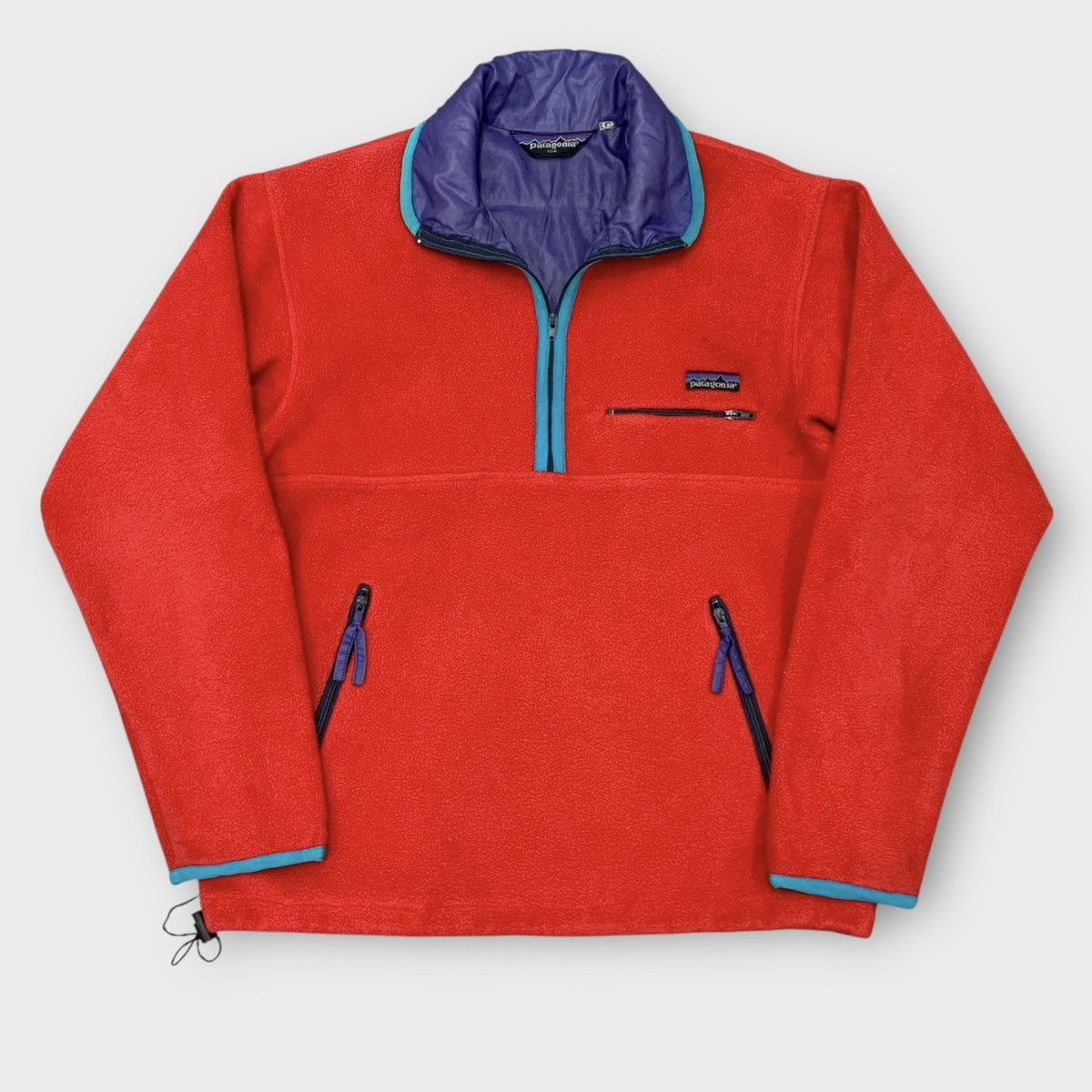 Patagonia VINTAGE 90s PATAGONIA GLISSADE HALF ZIP NYLON FLEECE JACKET Size US M / EU 48-50 / 2 - 1 Thumbnail