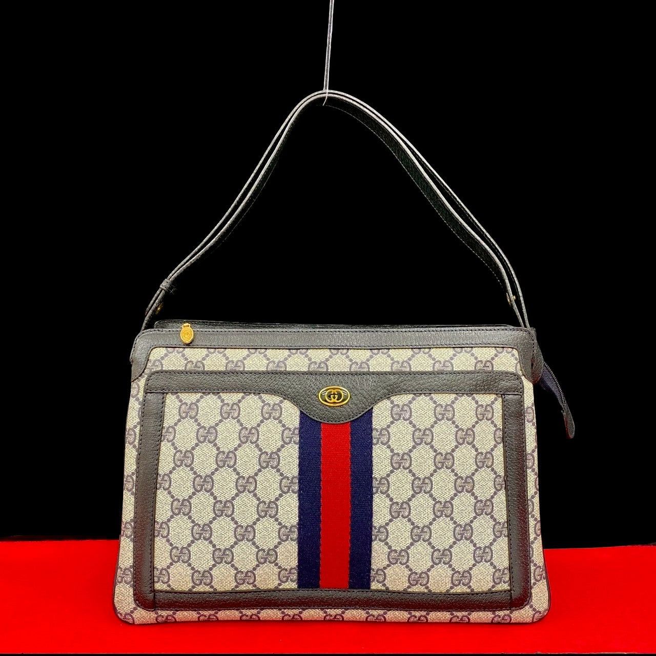 Gucci Gucci Shoulder Bag Blue Leather Size ONE SIZE - 1 Thumbnail