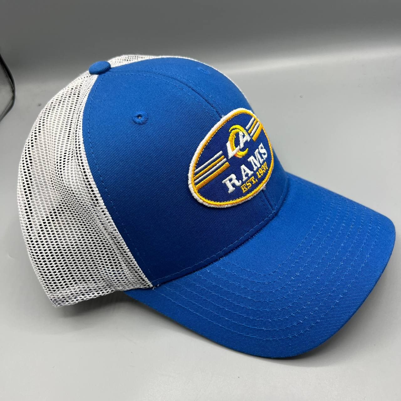 Other Los Angeles LA Rams Trucker Hat Men Team Apparel Snap Back Size ONE SIZE - 4 Thumbnail