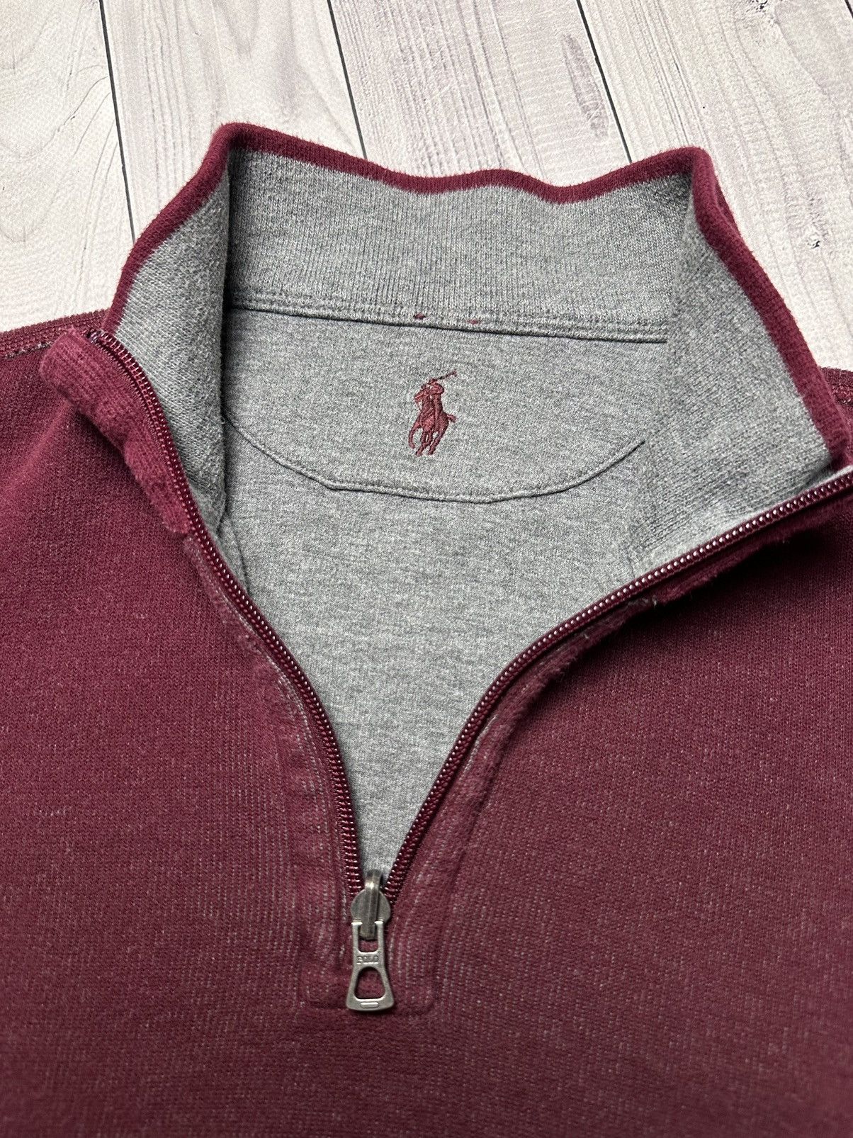 Vintage Vintage Polo Ralph Lauren sweater reversible logo rare Large Size US L / EU 52-54 / 3 - 3 Thumbnail