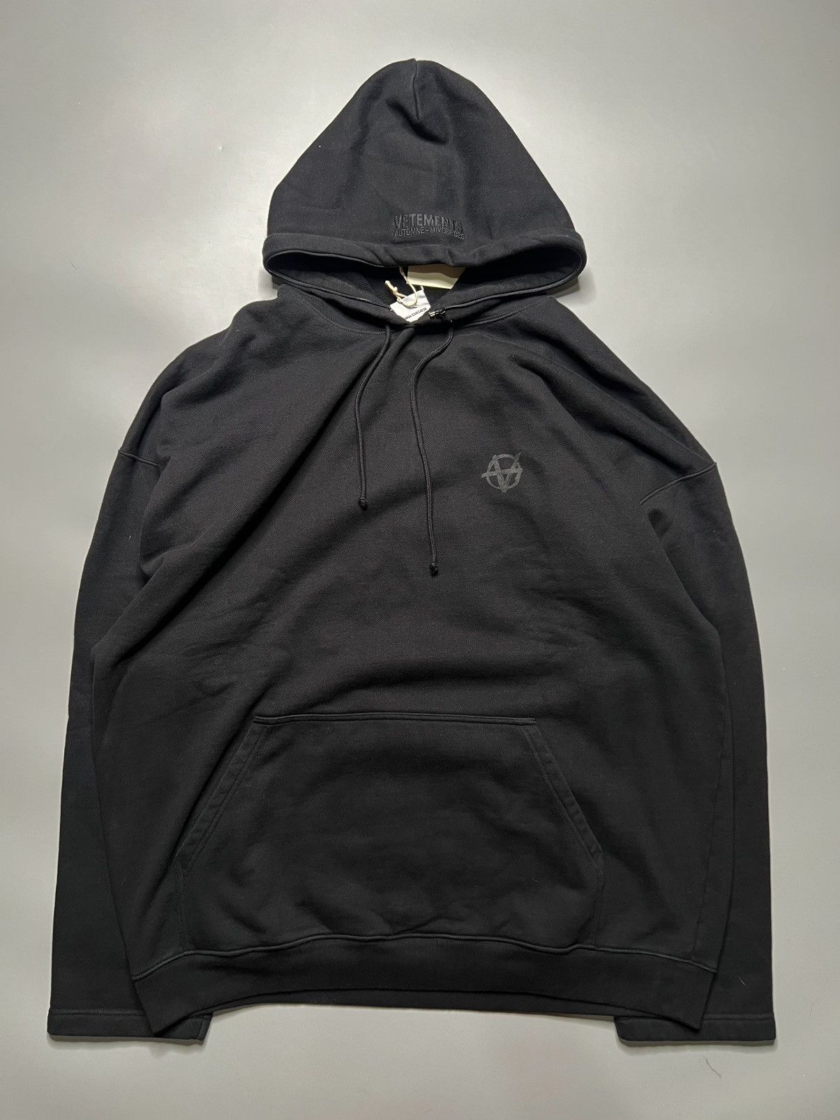 Vetements Vetements F/W 19 Reverse Anarchy Incognito Hoodie Size US S / EU 44-46 / 1 - 3 Thumbnail