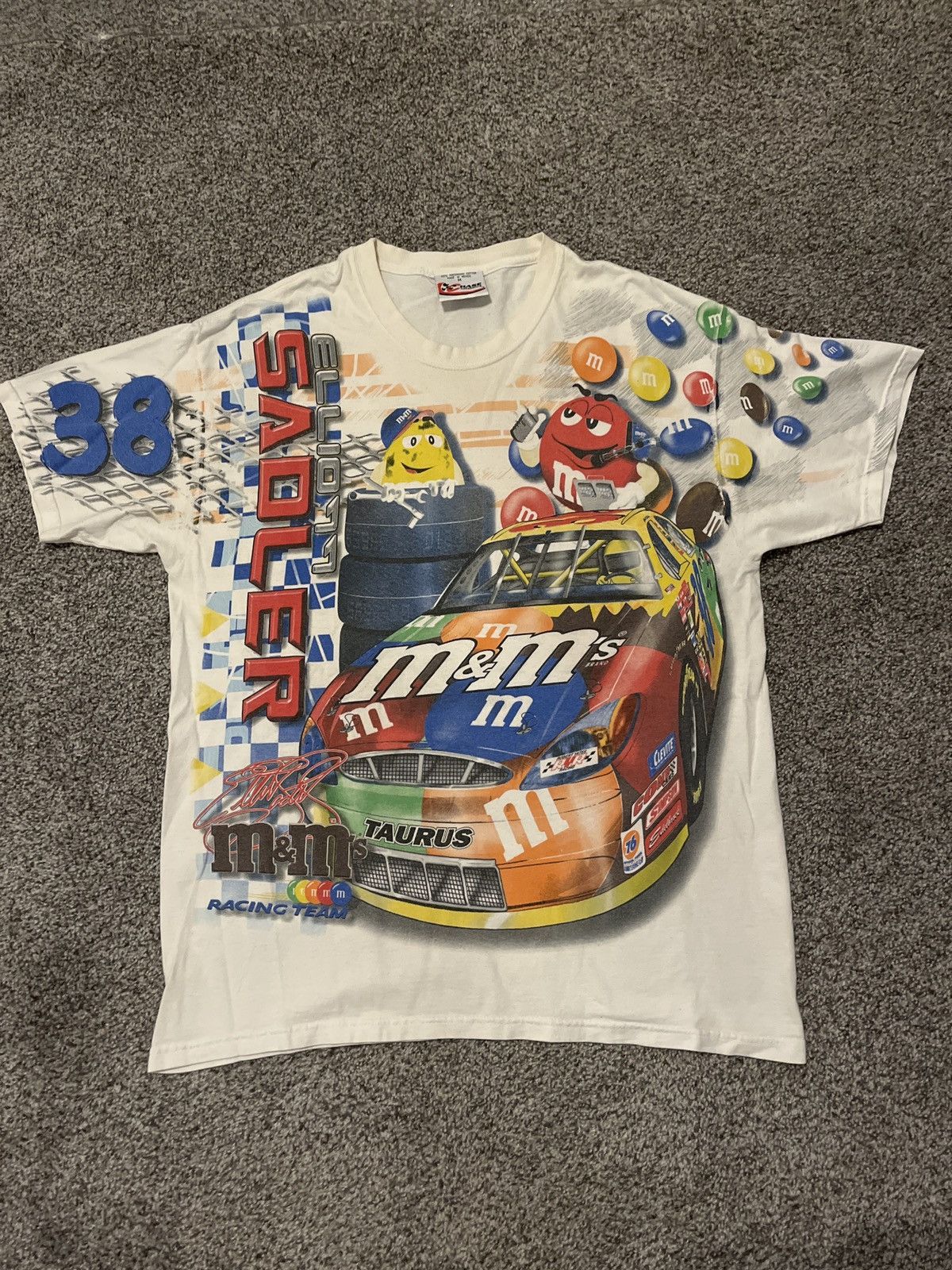 NASCAR Vintage Elliott Sadler M&Ms Nascar Shirt Size US M / EU 48-50 / 2 - 1 Thumbnail
