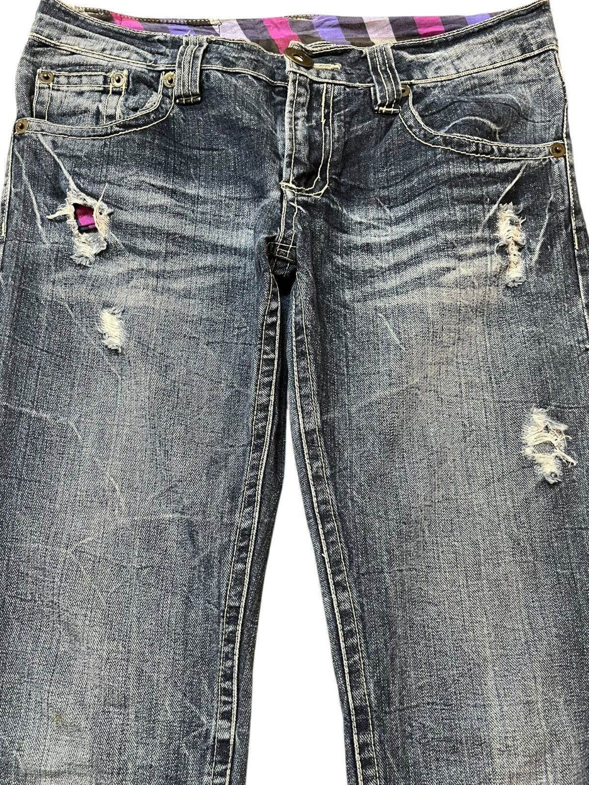 Japanese Brand Vintage Japanese Brand Honeycomb Denim Size US 30 / EU 46 - 2 Thumbnail