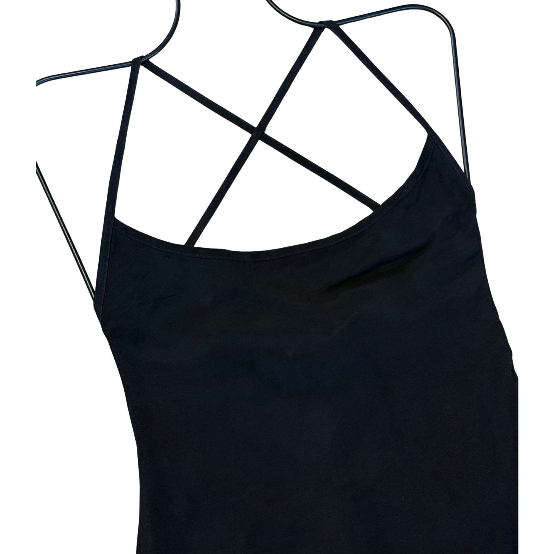Other ANEMONE Black Strappy Open Back Mini Dress EUC Small Size S / US 4 / IT 40 - 2 Thumbnail