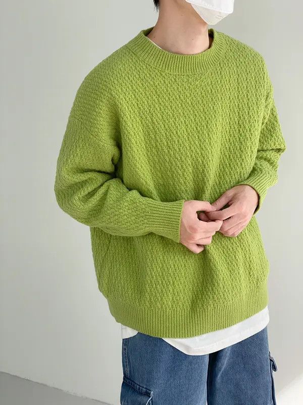 Vintage Sweater knitted Size US L / EU 52-54 / 3 - 5 Thumbnail