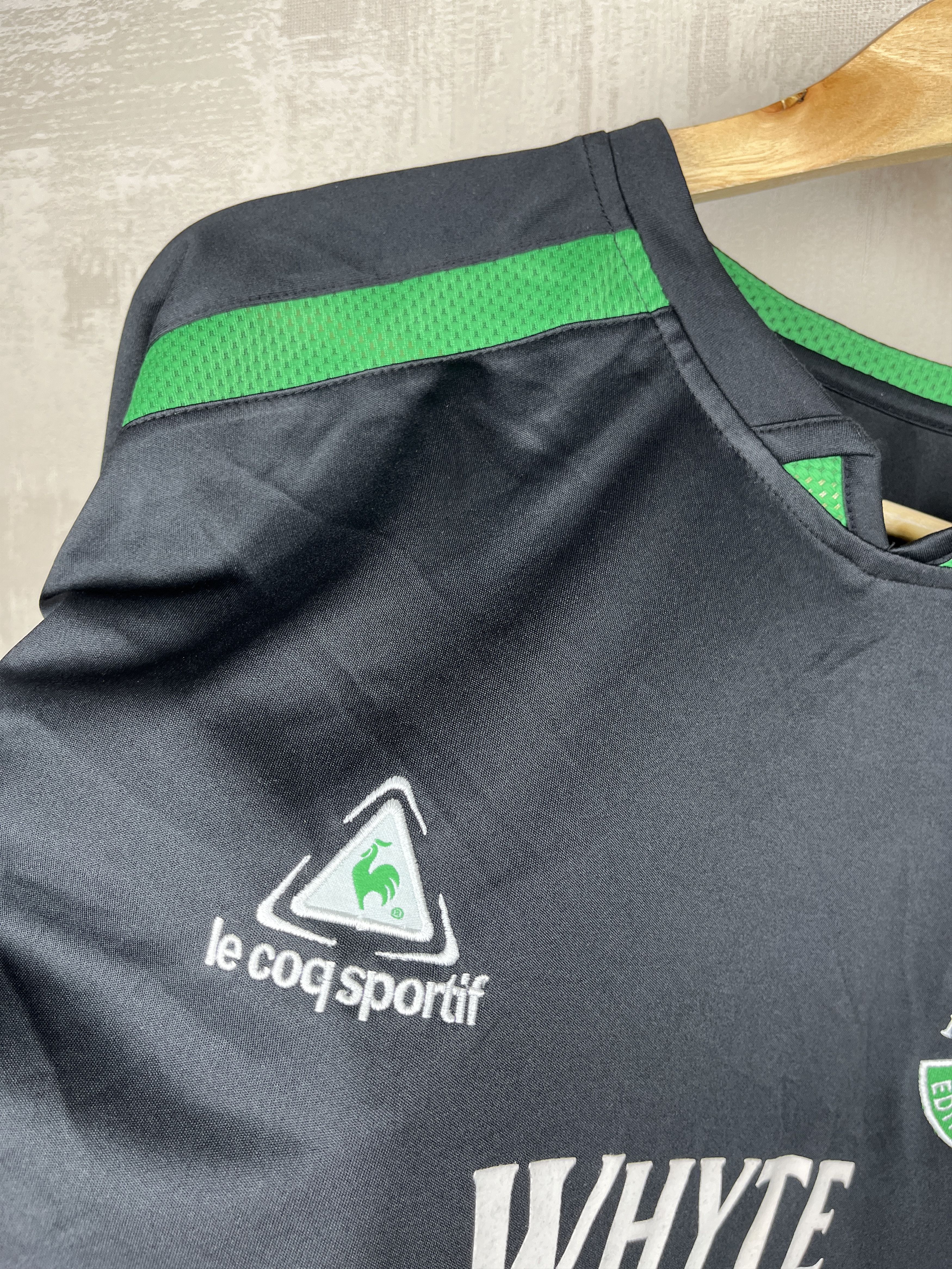 Le Coq Sportif Hibernian 2005 - 2006 Away Football Shirt Soccer Jersey Size US XXL / EU 58 / 5 - 5 Thumbnail