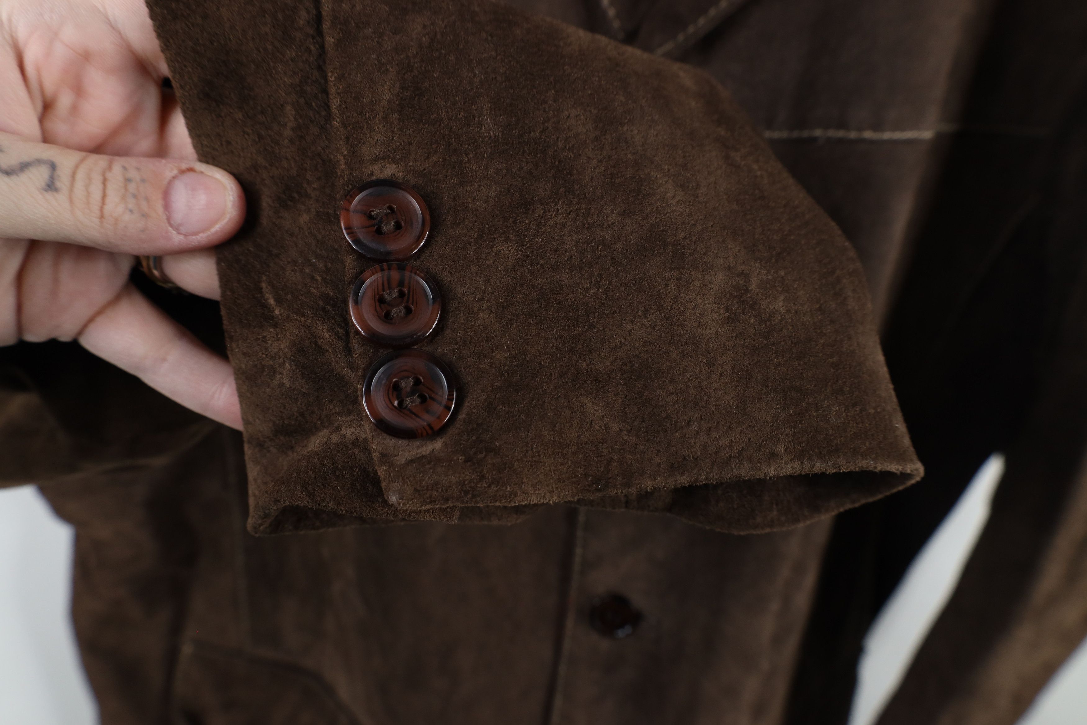 Vintage Vintage 90s Streetwear Blazer Sport Coat Jacket Brown Size US XXL / EU 58 / 5 - 6 Thumbnail