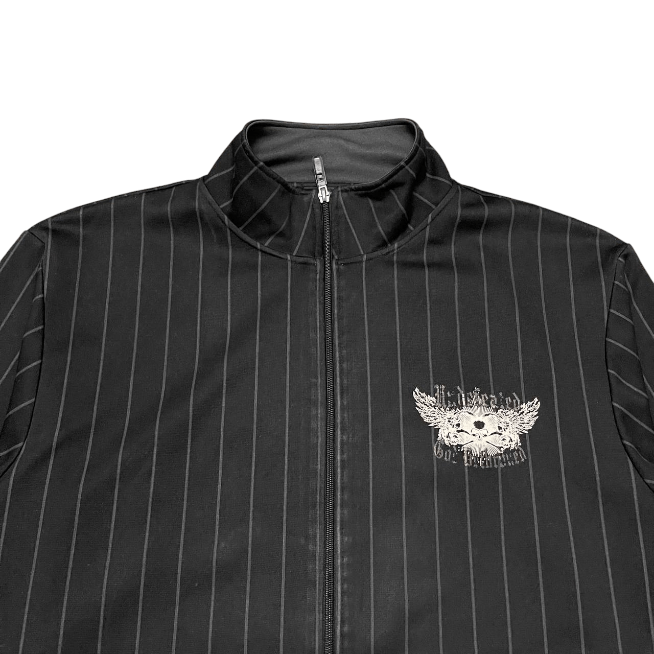 Japanese Brand Vintage Undefeated God Dethruned Skull Sweater Jacket Size US XL / EU 56 / 4 - 4 Thumbnail