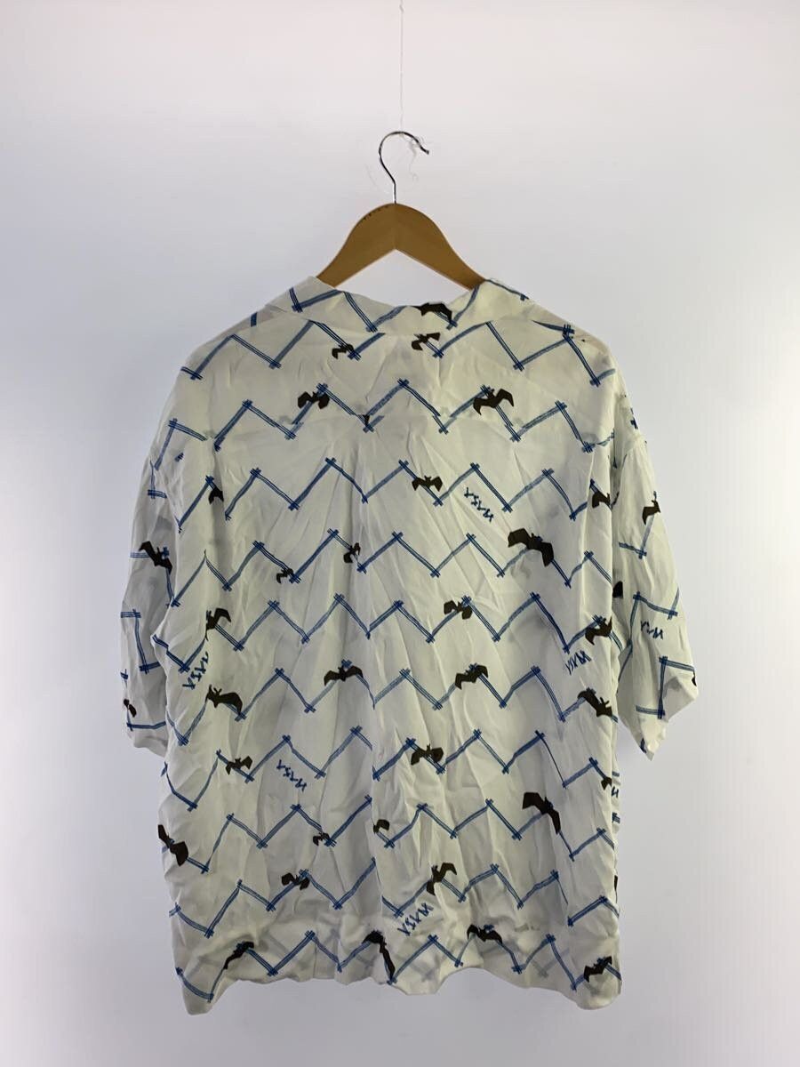 Visvim White Rayon Short Sleeve Shirt Allover Pattern Size US L / EU 52-54 / 3 - 2 Thumbnail