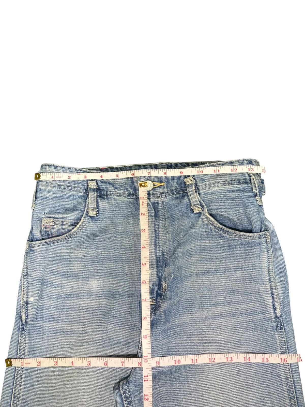 Levi's Vintage Levis Buckle Back Distressed Baggy Jeans Size 27" / US 4 / IT 40 - 5 Thumbnail