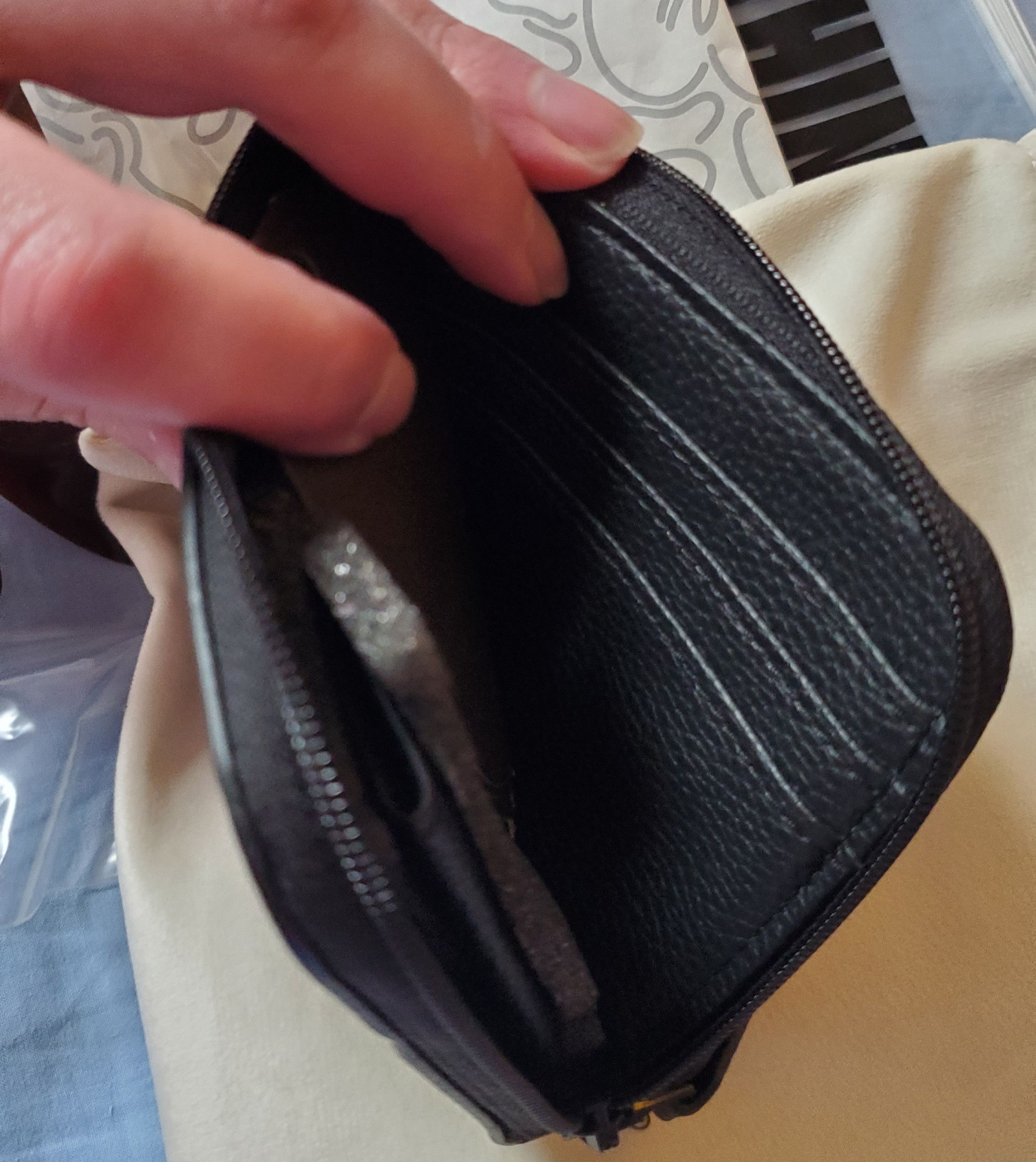 Bape Black leather shark wallet Size ONE SIZE - 7 Thumbnail