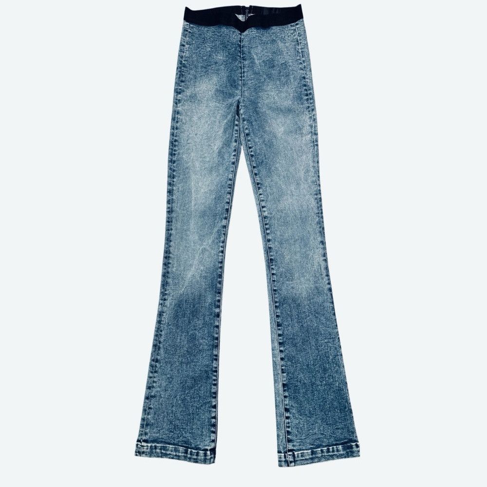 Rta NWT New RTA Lais Slim Leg Elastic Waist Bootcut Jeans Size Size 28" / US 6 / IT 42 - 2 Thumbnail