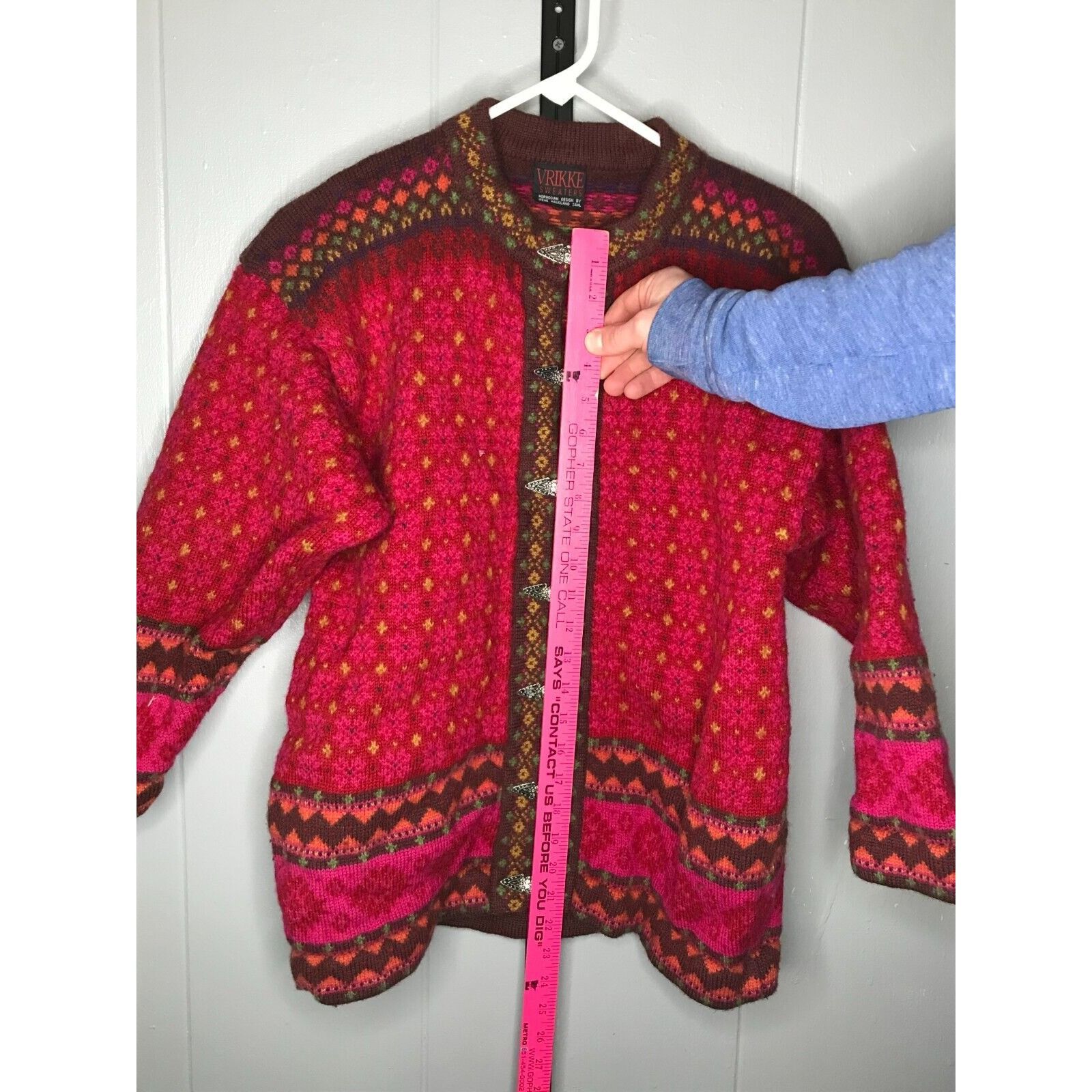 Vintage Vintage Vrikke Norwegian Sweater Womens Small Nordic Fair Is Size S / US 4 / IT 40 - 7 Thumbnail