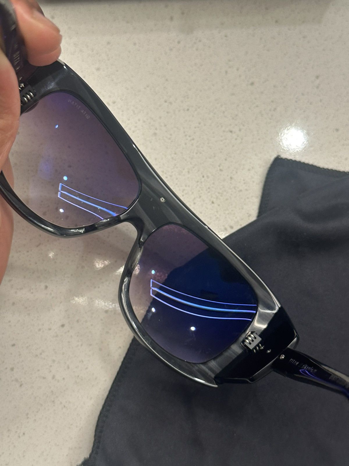 Dita 2012 Dita Titan Titanium Sunglasses DRX-2032B-59 Size ONE SIZE - 8 Thumbnail