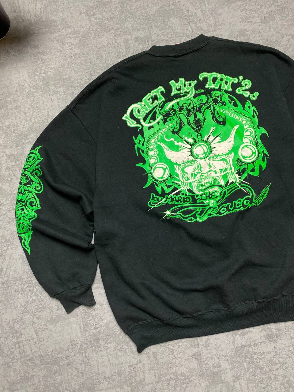 Other Vintage sweatshirt Made in USA Tatoo Print Size US XL / EU 56 / 4 - 13 Thumbnail