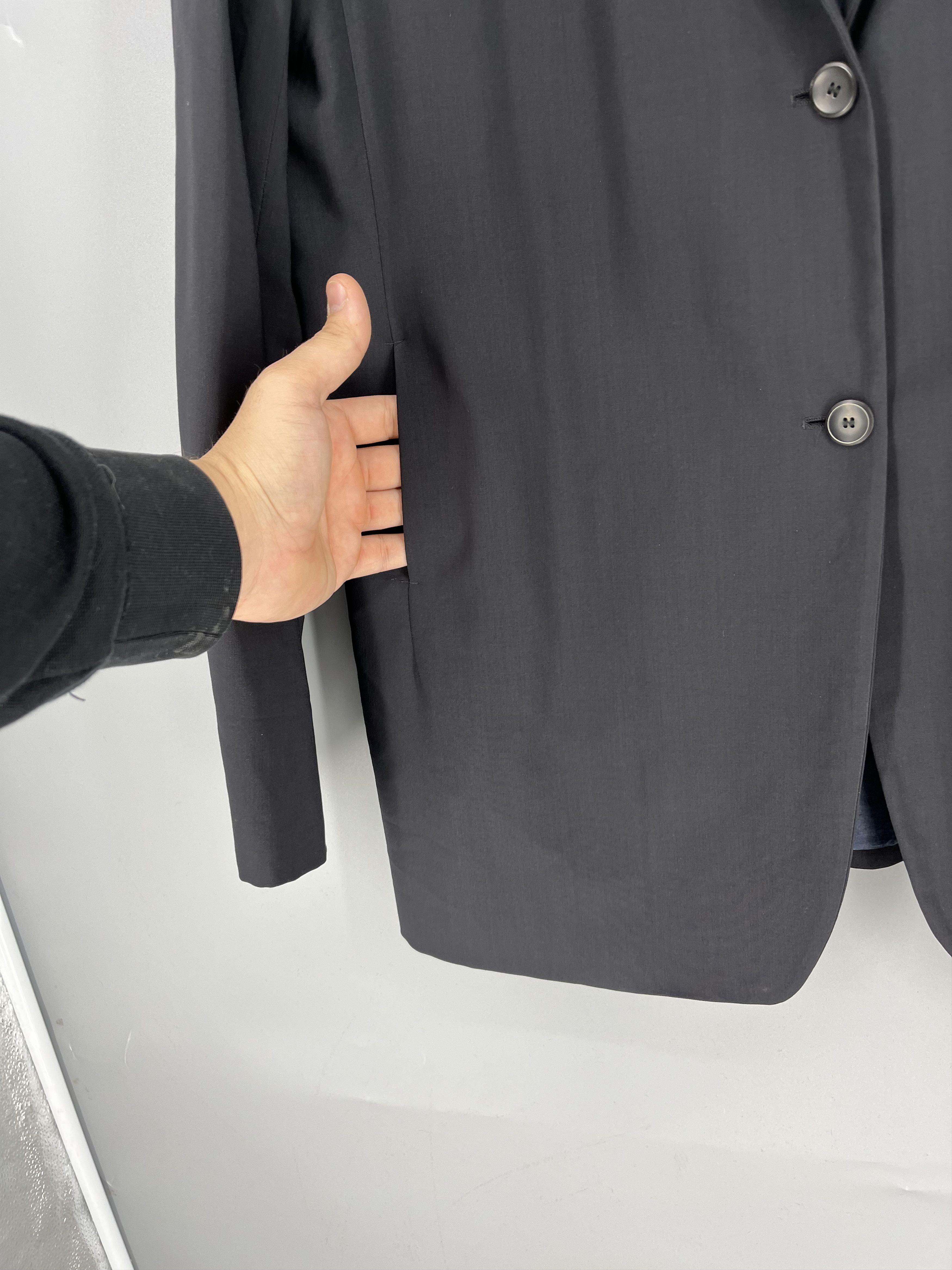 Jil Sander Jil Sander Wool Blazer Jacket Size 44 Minimalist Black Size S / US 4 / IT 40 - 6 Thumbnail
