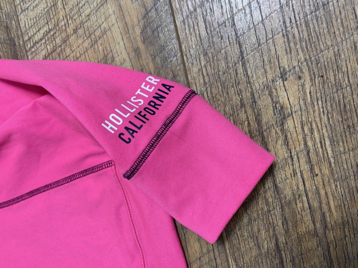 Hollister Hollister California Neon Pink 1/4 Zip Pullover Activewear Size XS / US 0-2 / IT 36-38 - 2 Thumbnail