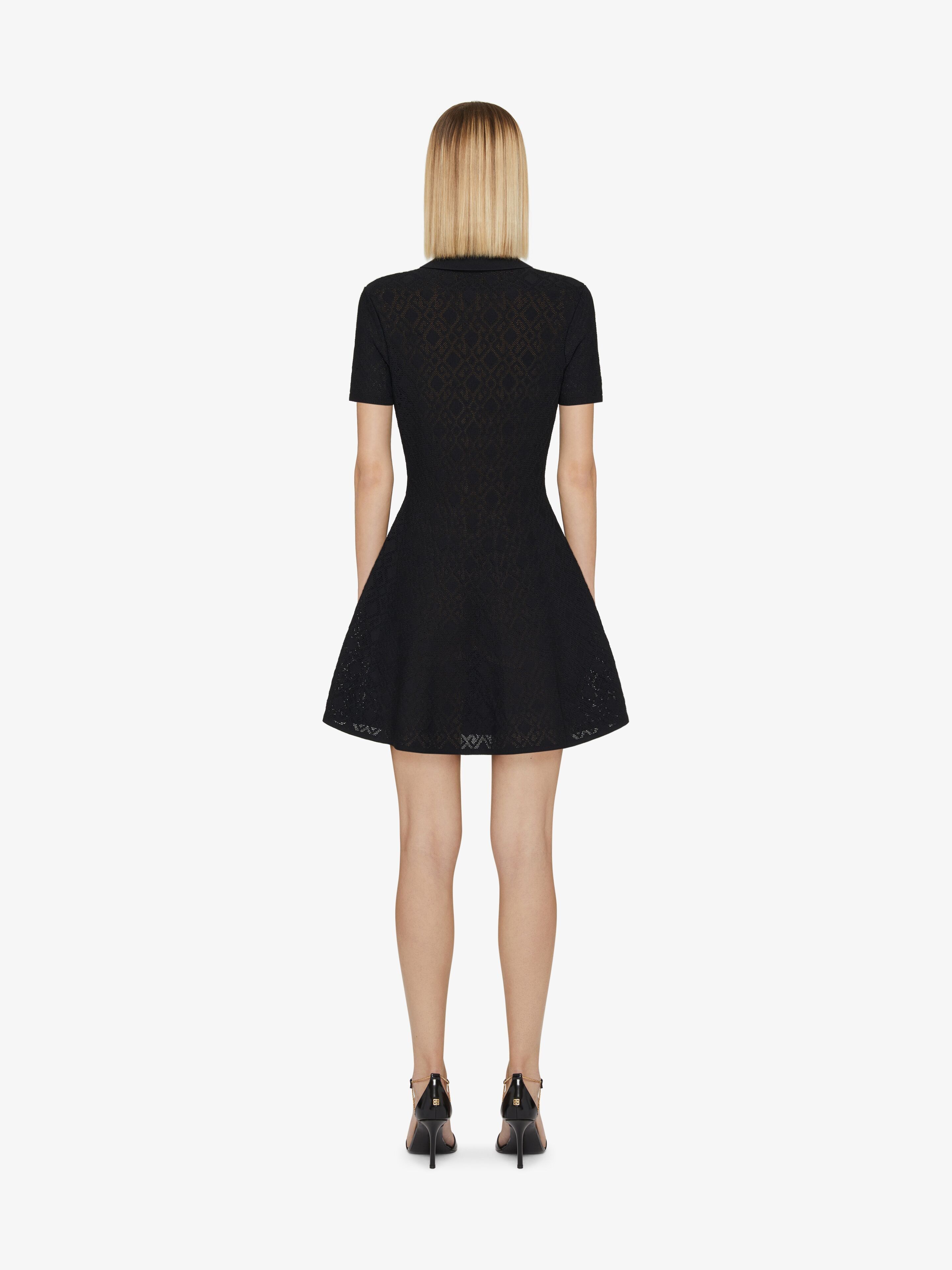 Givenchy o1srvl11e1225 Polo Dress in Monogram in Black Size M / US 6-8 / IT 42-44 - 3 Thumbnail