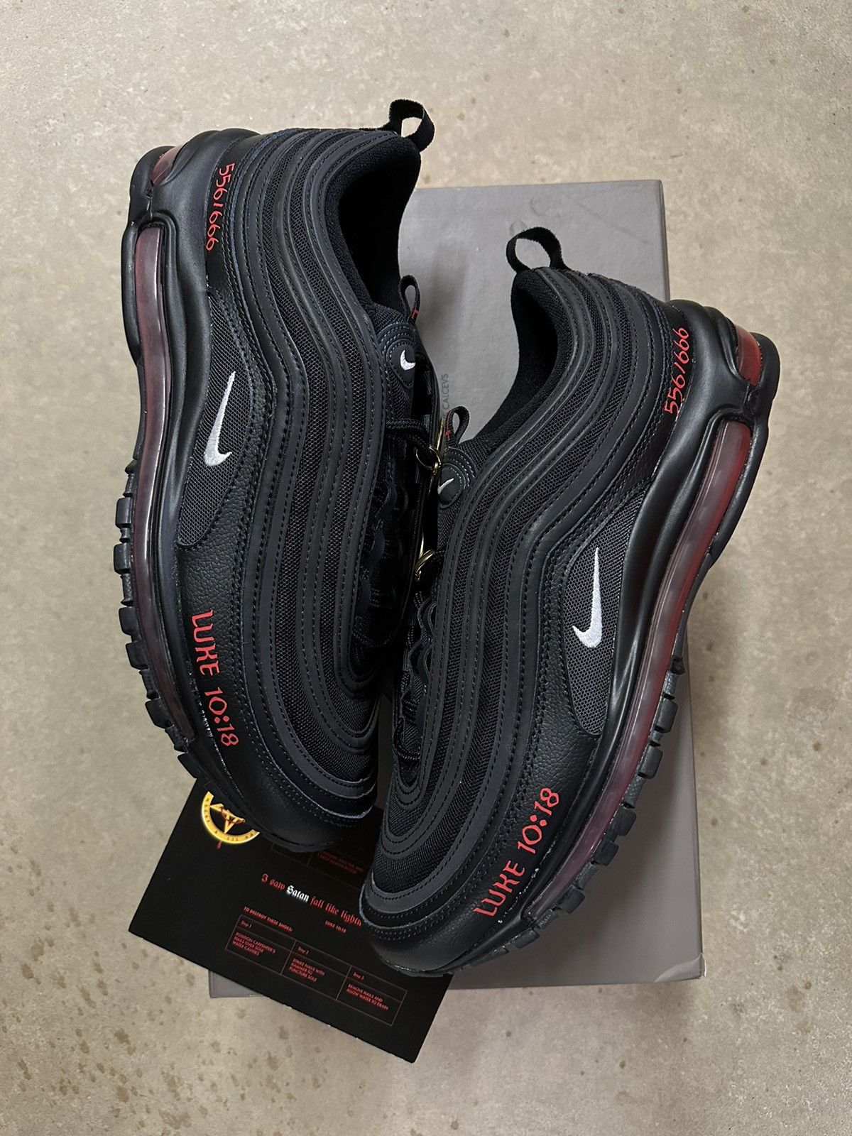 Nike Nike x Lil nas x Satan shoes air max 97 | Grailed