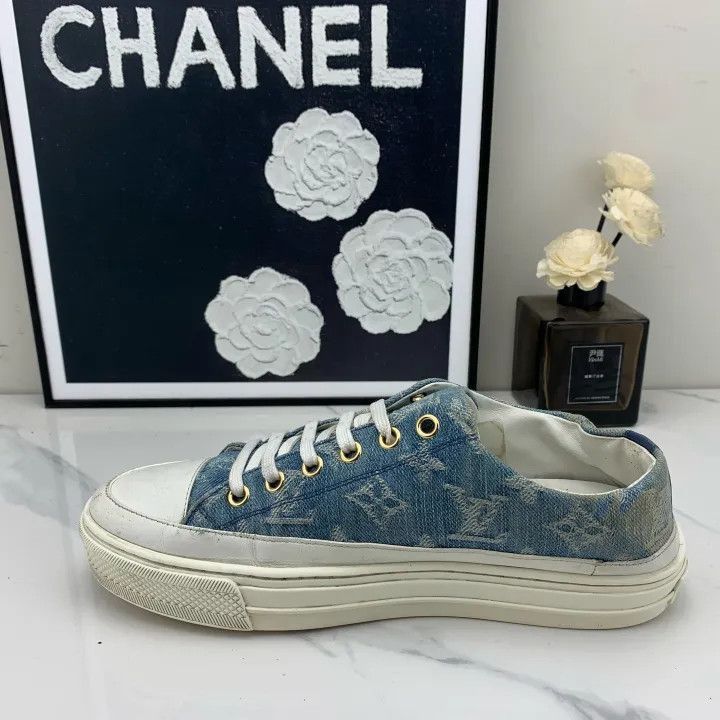 Other Louis Vuitton Stellar Casual Shoes in Denim Blue -2508 Size US 6 / IT 36 - 8 Thumbnail