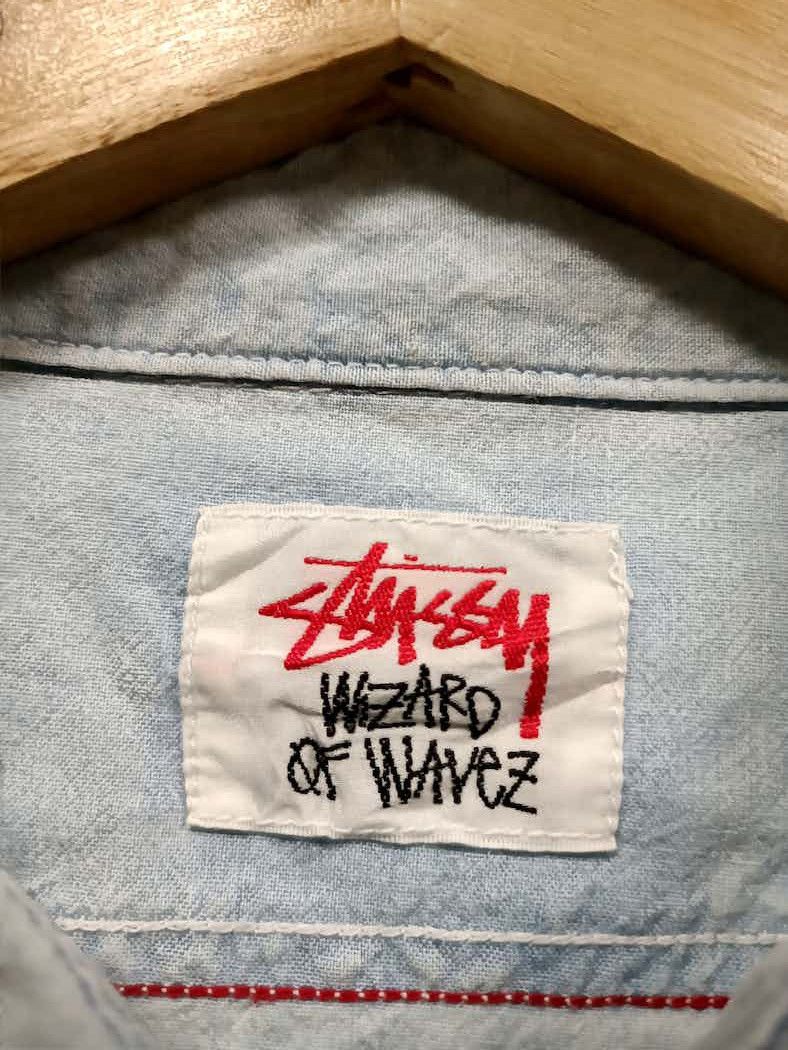 Stussy × Vintage stussy wizard of wavez button up Size US M / EU 48-50 / 2 - 6 Thumbnail