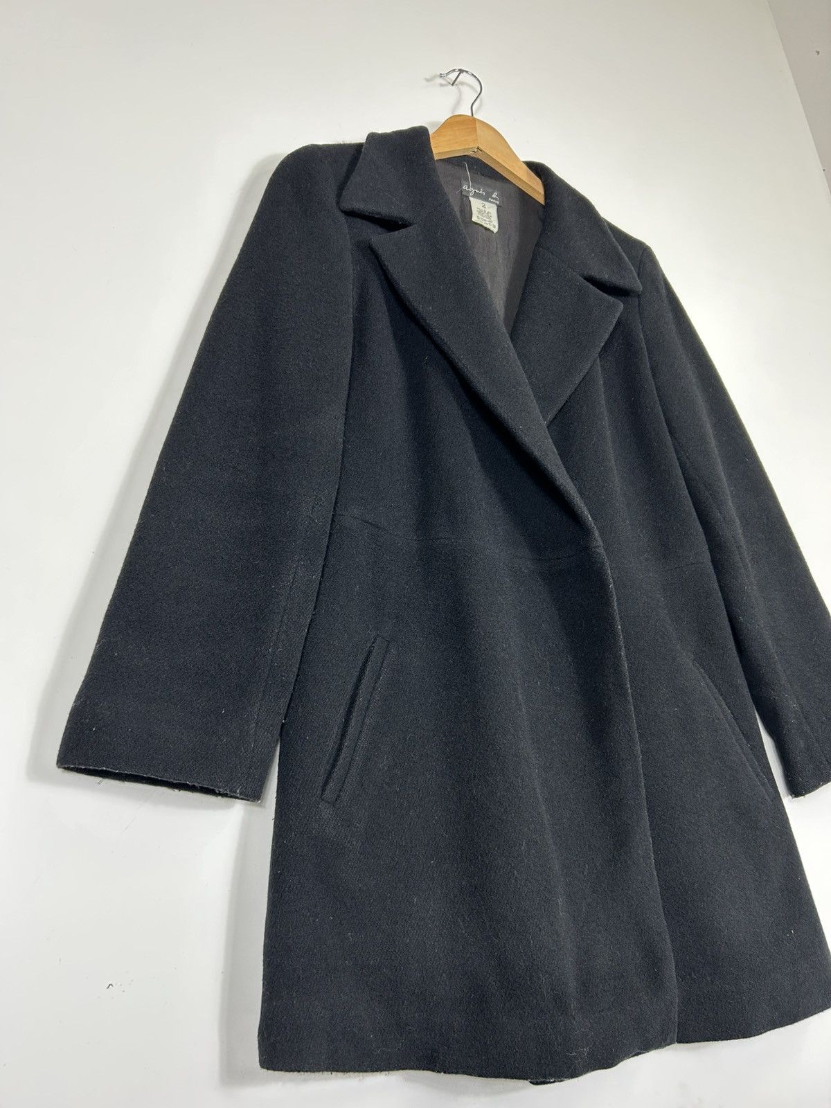 agnes b. ⚡️Vintage Agnes b. Wool Button Coat Jacket Size XS / US 0-2 / IT 36-38 - 2 Thumbnail