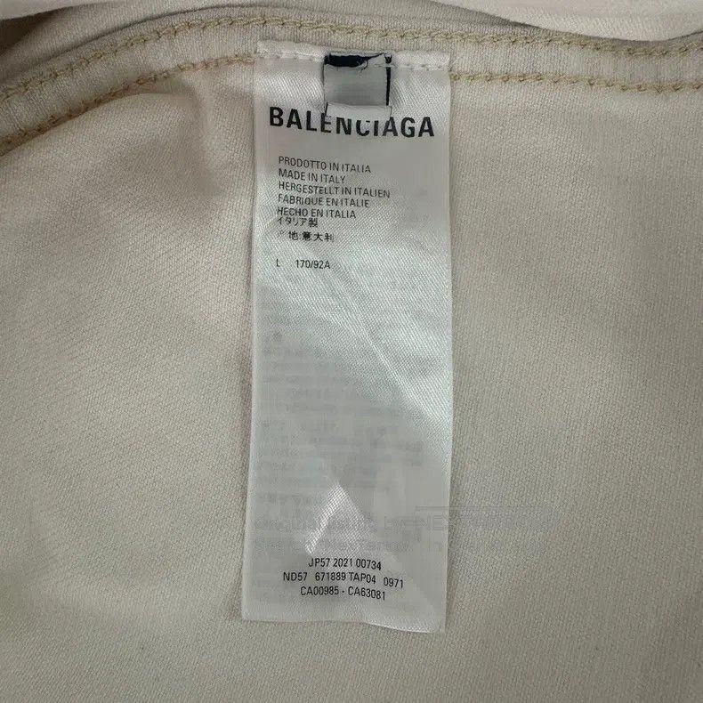 Balenciaga Balenciaga Washed effect oversized denim jacket, women's, Size L / US 10 / IT 46 - 3 Thumbnail
