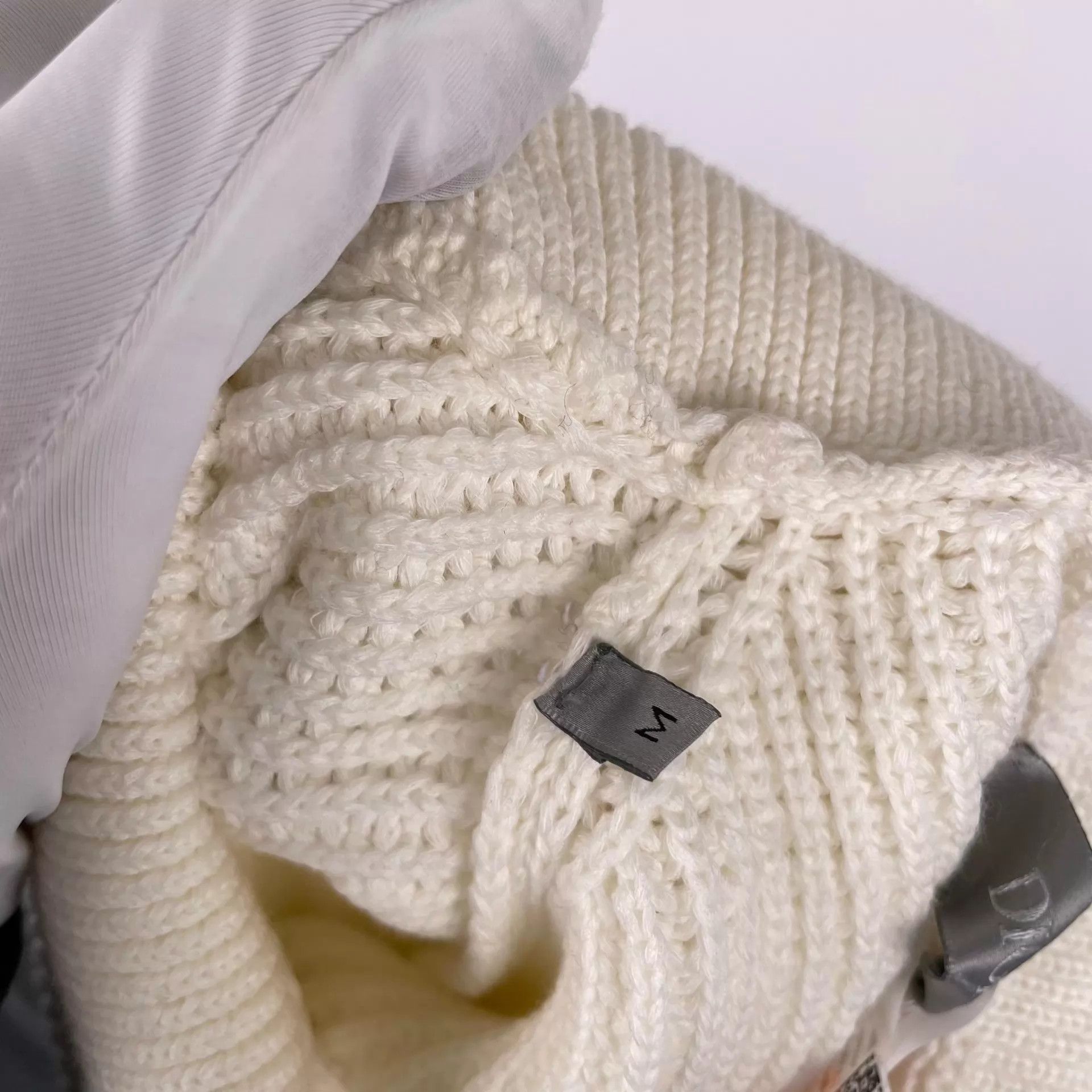 Dior Dior Knit Sweater Ivory & Black Colorblocked M Size US M / EU 48-50 / 2 - 5 Thumbnail