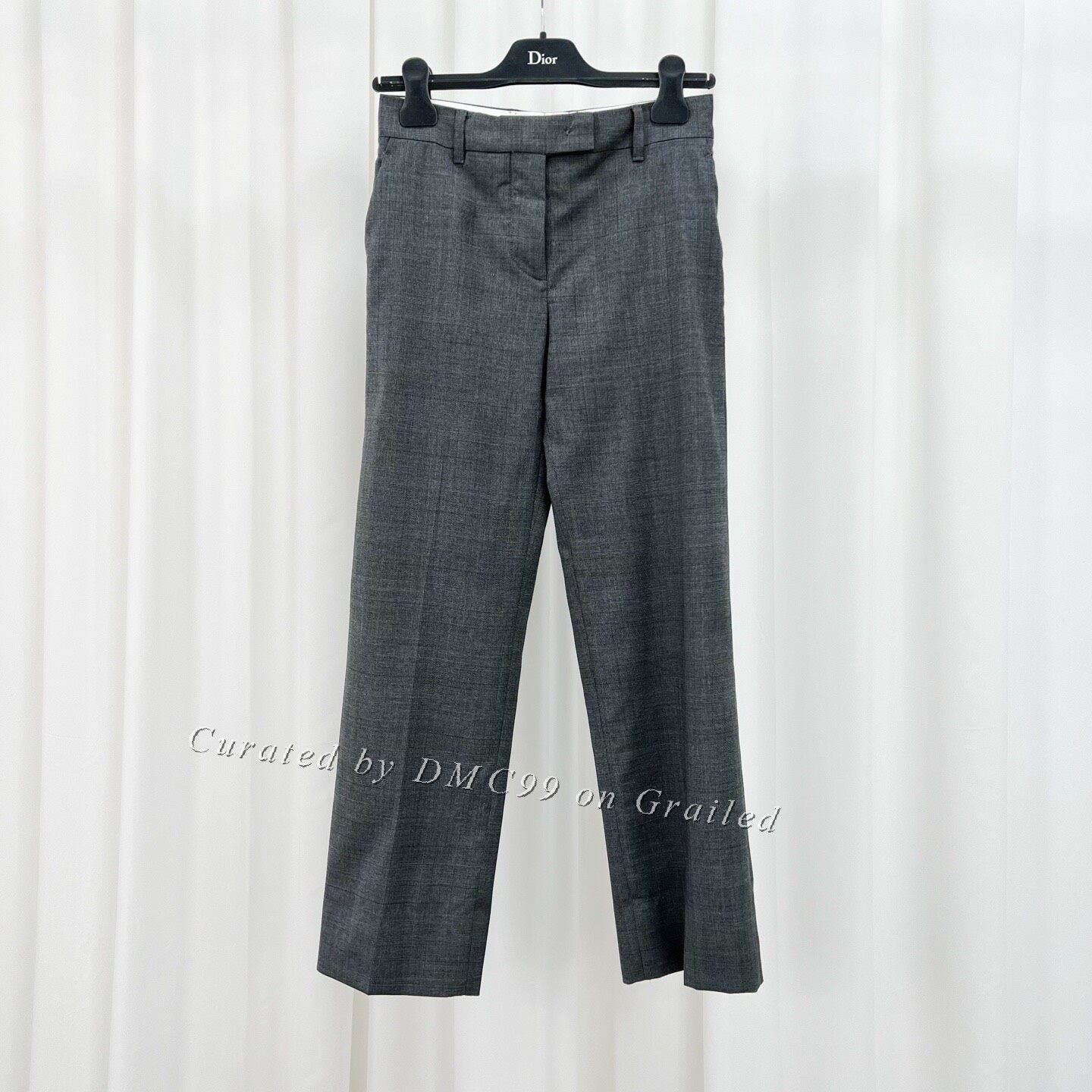 Miu Miu Miu Miu Embroidered Letter Casual Trousers Size 38" / US 16 / IT 52 - 1 Thumbnail