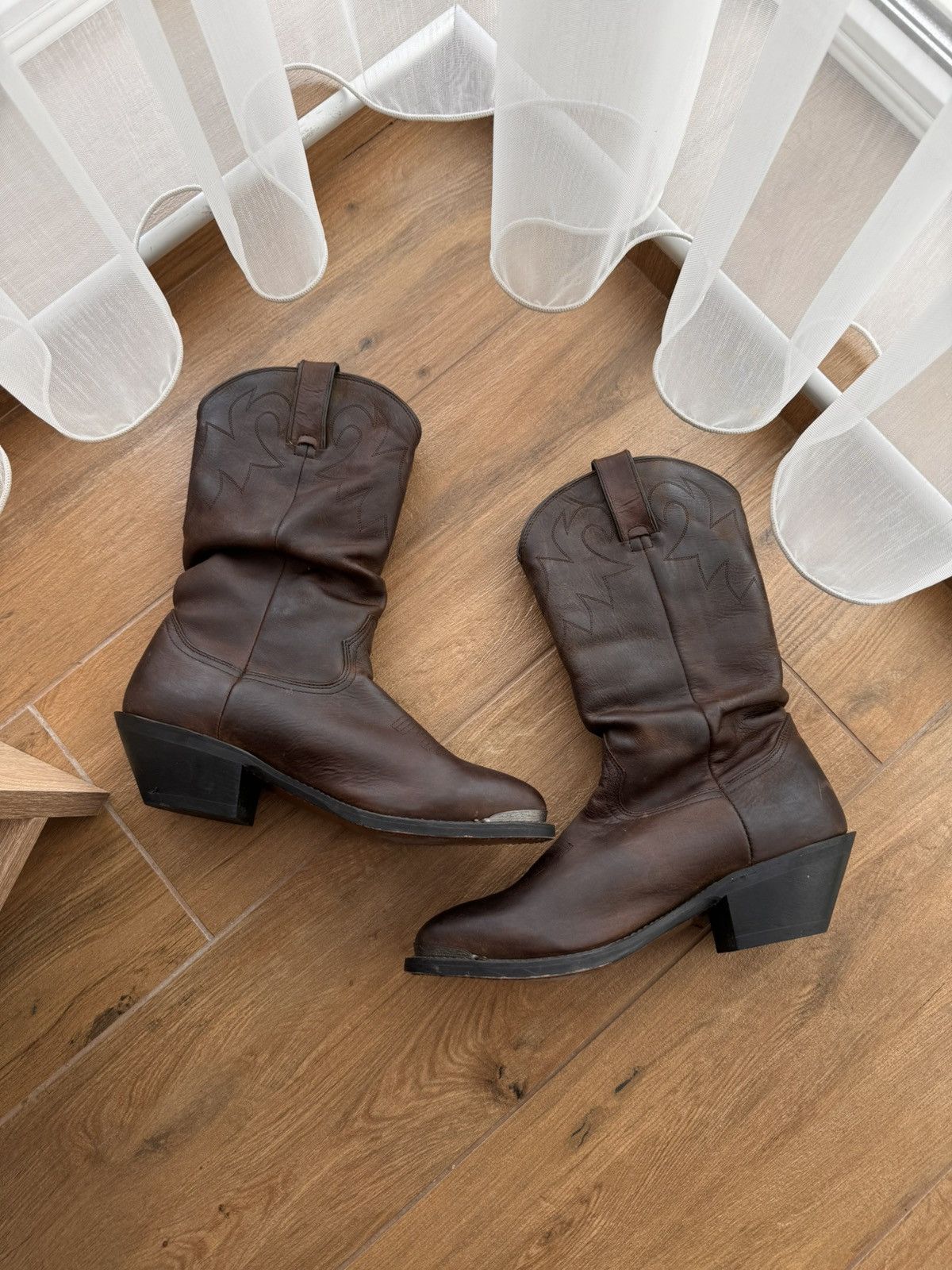 Cowboy Equipment × Durango × Vintage Vintage Durango Cowboy Leather Western Toe Rand Boots Size US 8 / IT 38 - 1 Thumbnail