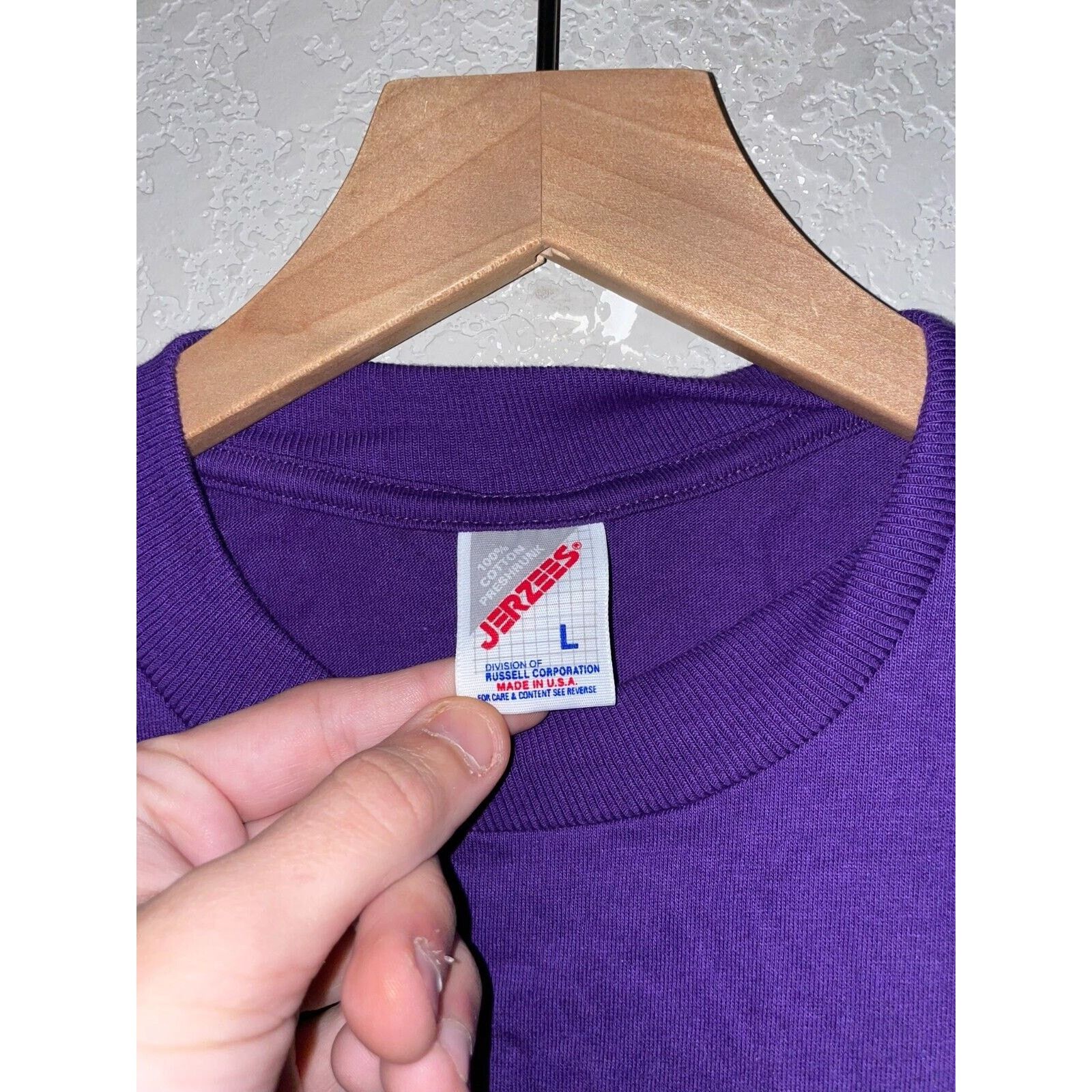 Jerzees Vintage Jackson Hole Shirt Wyoming Wildflowers 90s Tee VTG L Size US L / EU 52-54 / 3 - 7 Thumbnail
