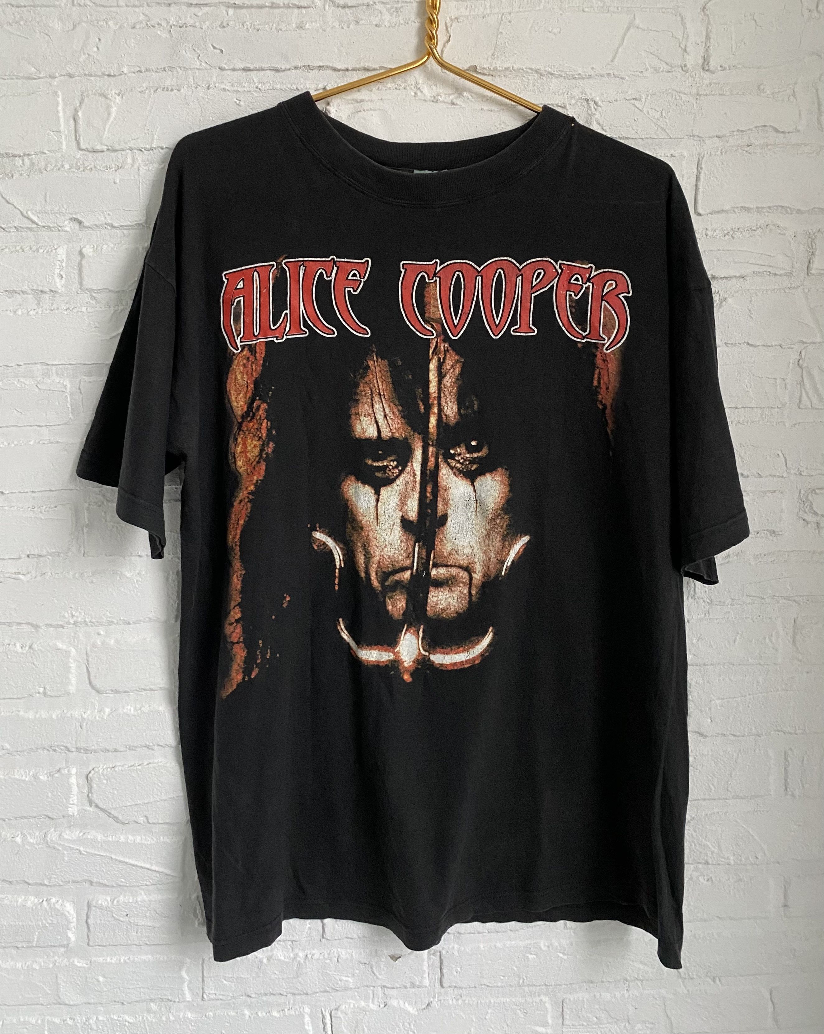 Band Tees × Vintage Vintage 2002 Alice cooper dragontown European tour tee Size US L / EU 52-54 / 3 - 1 Thumbnail