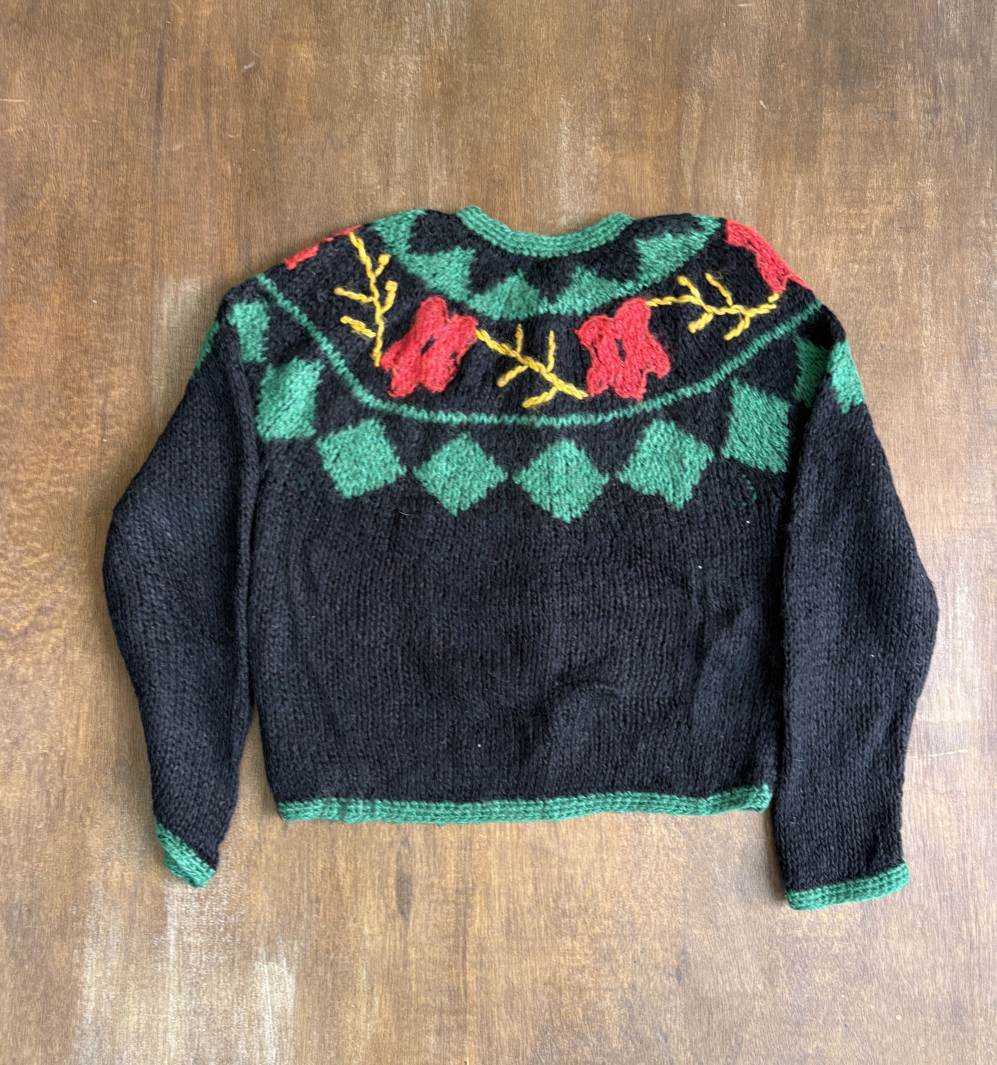 Issey Miyake ISSEY MIYAKE 80's Flower Knitted Cardigan Size US S / EU 44-46 / 1 - 8 Thumbnail