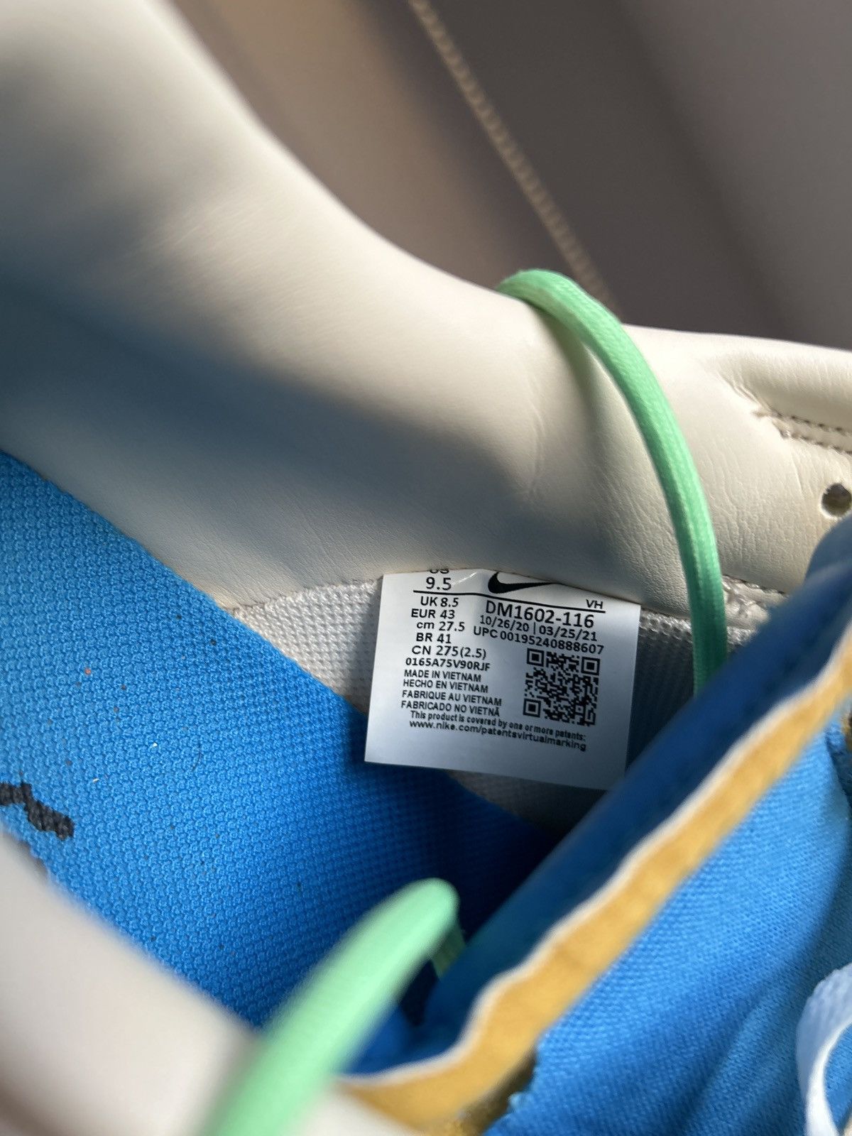Nike × Off-White Off White - Dunk low LOT 26 Size US 9.5 / EU 42-43 - 6 Thumbnail