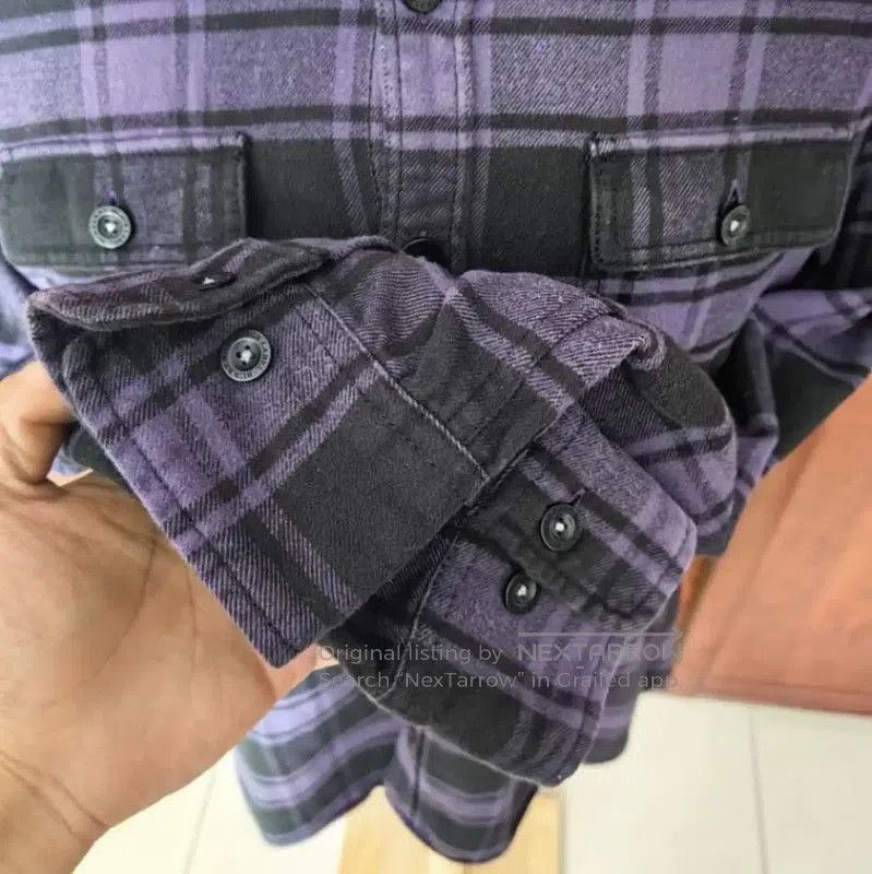 Burberry Burberry Men's Purple Checkered Shirt. Size US S / EU 44-46 / 1 - 4 Thumbnail