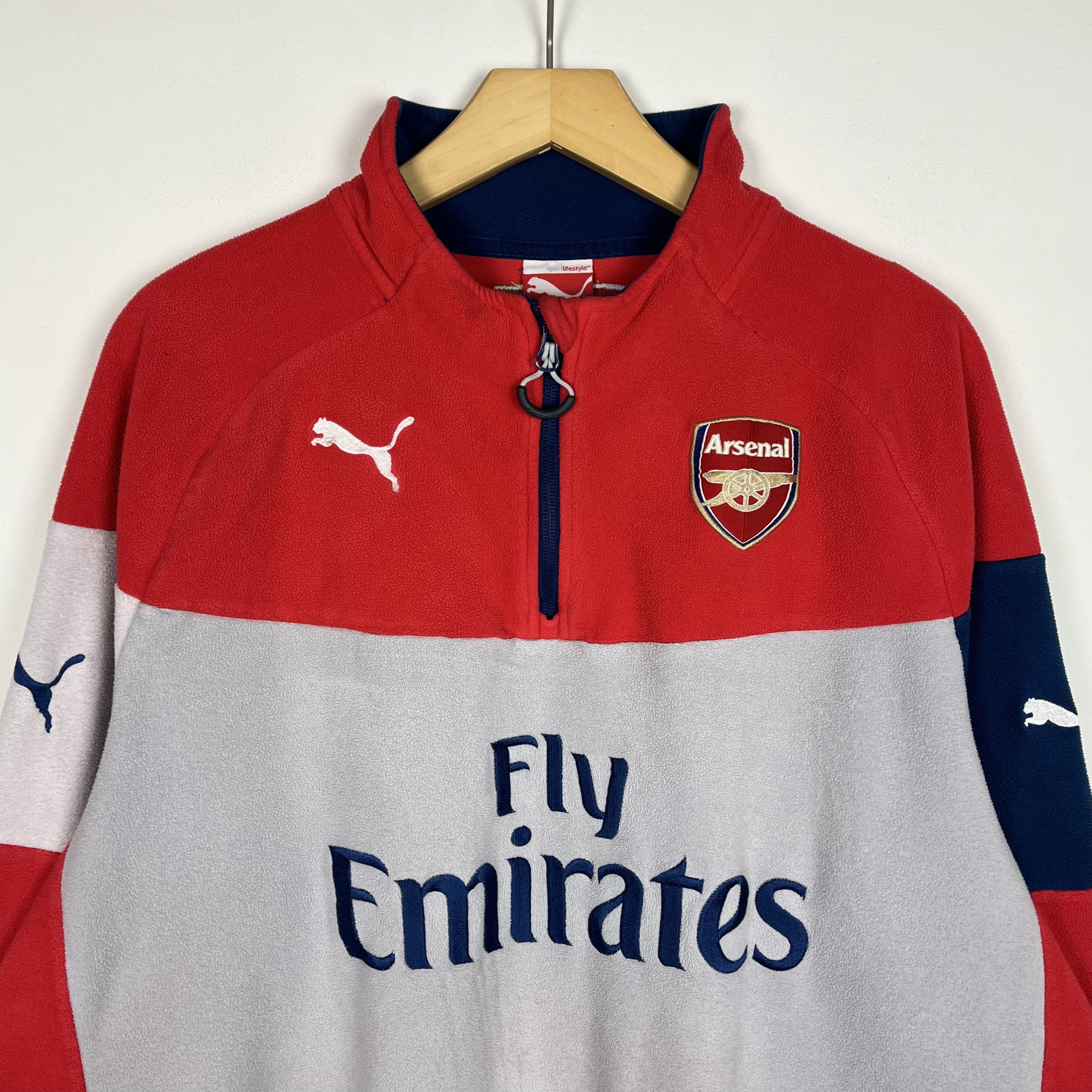 Puma Puma FC Arsenal Big Logo Training Fleece Jacket 2014/2015 Size US XXL / EU 58 / 5 - 6 Thumbnail
