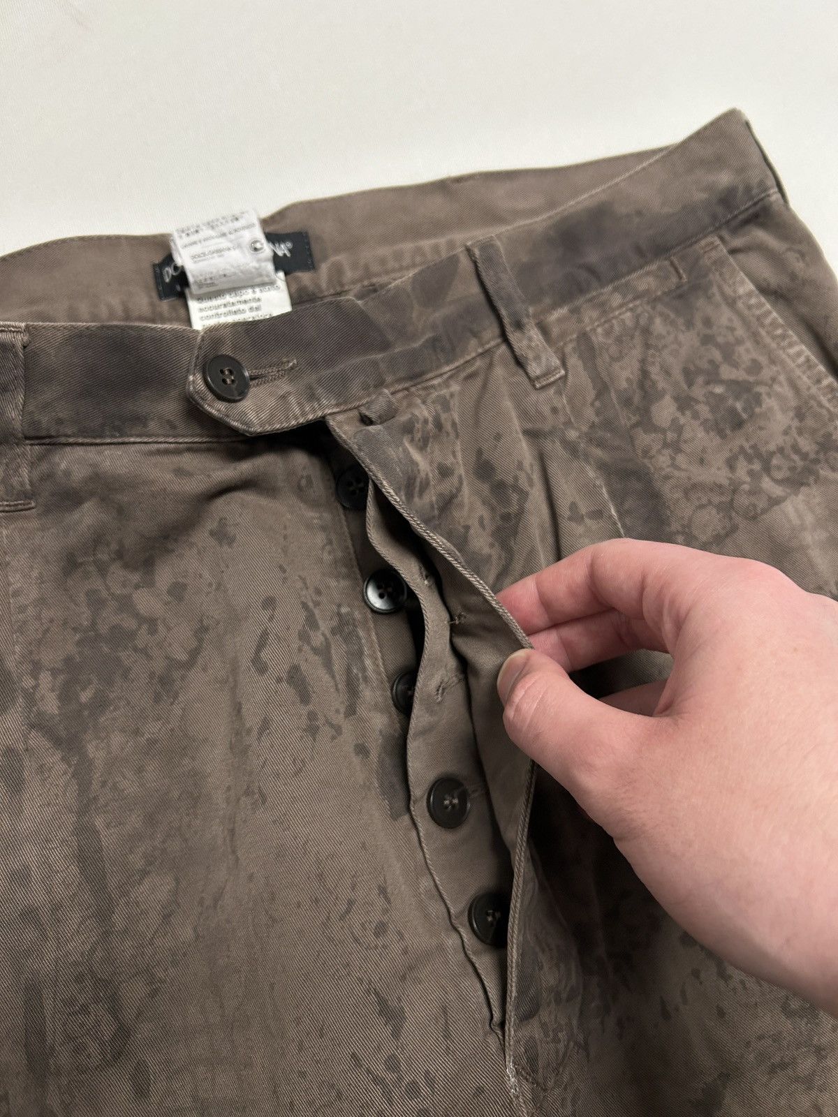 Dolce & Gabbana Skull Print Work Pants Size US 31 - 6 Thumbnail