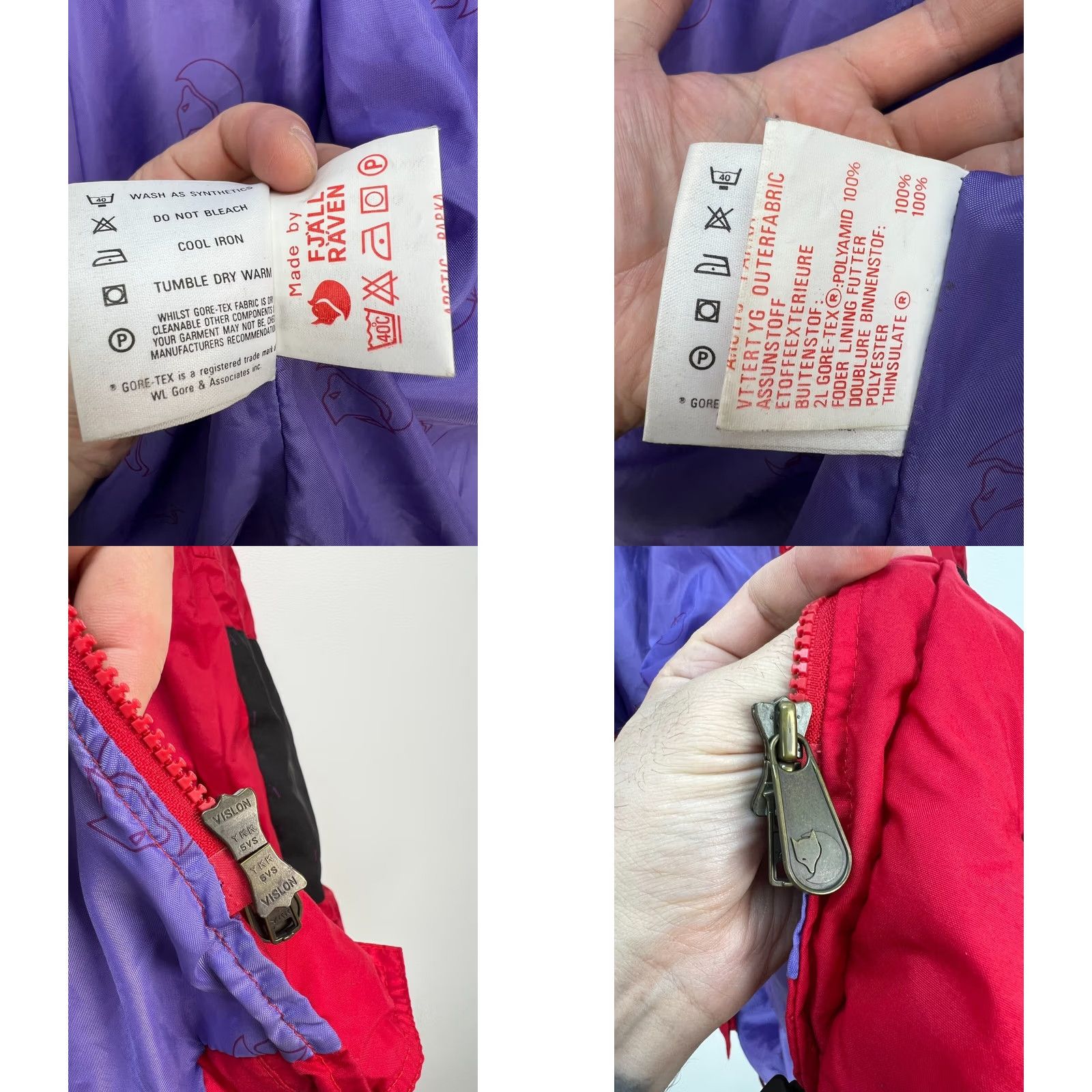 Vintage Fjällräven Vintage Gore-Tex Jacket Mens Size M Red 90s Windbreaker Jacket Mens M Vintage Size US M / EU 48-50 / 2 - 8 Thumbnail