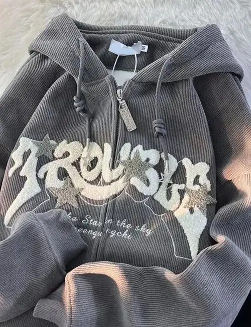 Japanese Brand Hoodie Letter Embroidery Hoodies Size US S / EU 44-46 / 1 - 1 Thumbnail