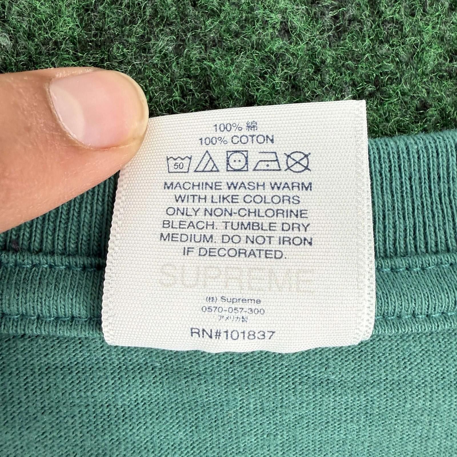 Supreme Supreme x South2 West8 L/S Tee Teal S Size US S / EU 44-46 / 1 - 5 Thumbnail
