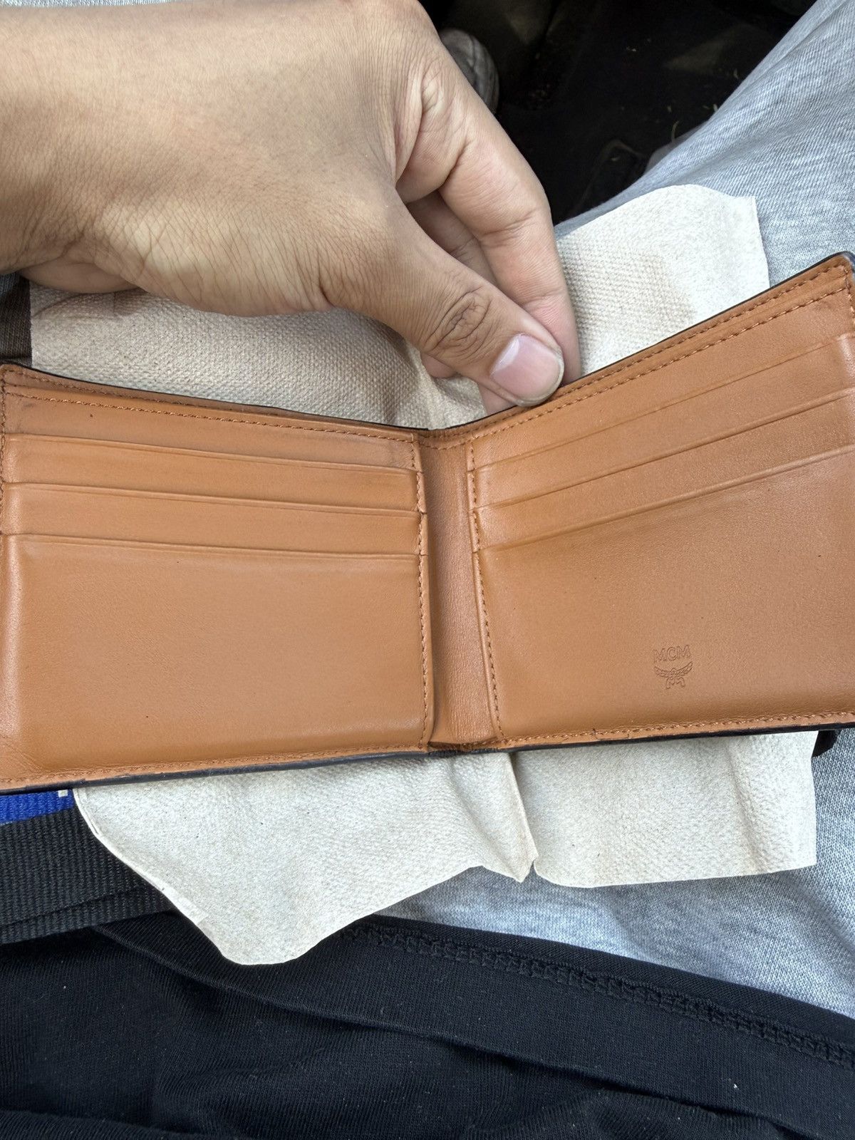 MCM MCM Bifold Visetos Wallet Size ONE SIZE - 4 Thumbnail