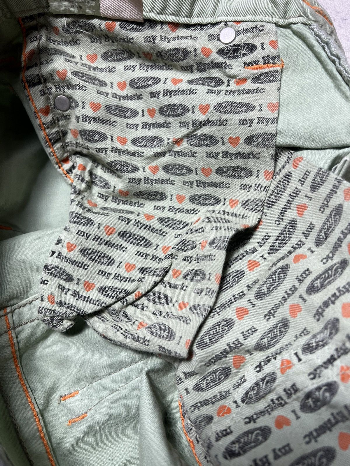 Hysteric Glamour Hysteric Glamour Button Washed Clawn Mark Flared Pants Size US 30 / EU 46 - 10 Thumbnail