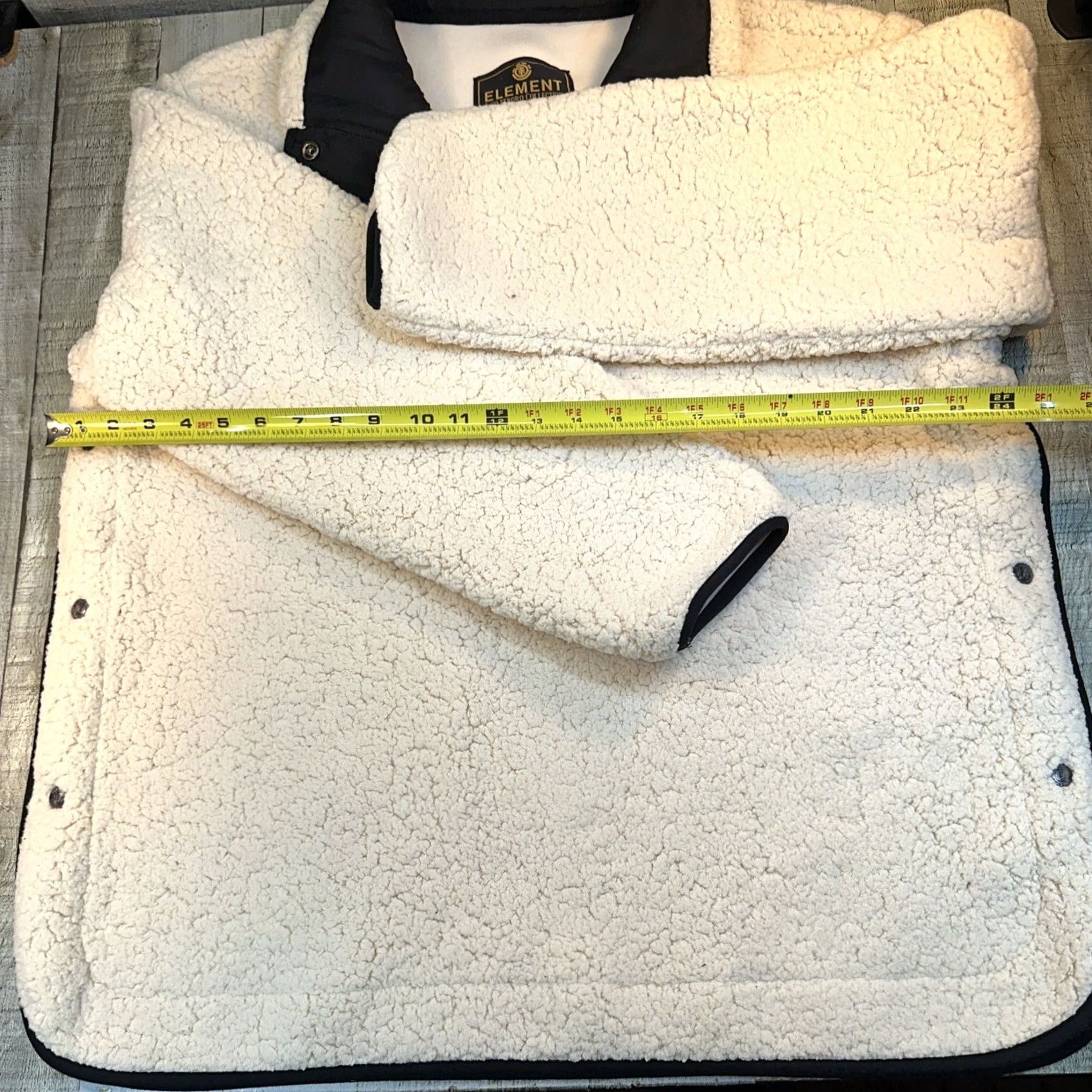 Element Element Sherpa Women’s Pullover Large Ivory “And Chill” Wolfboro J692WECS Size L / US 10 / IT 46 - 5 Thumbnail