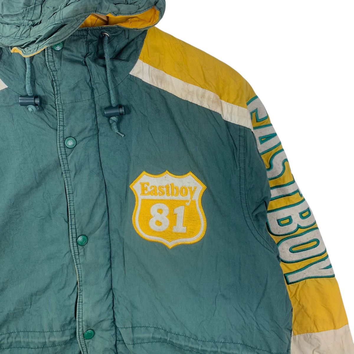 Vintage Vintage EAST BOY USA 81 Patchwork Parka Jacket Windbreaker Size US XL / EU 56 / 4 - 4 Thumbnail