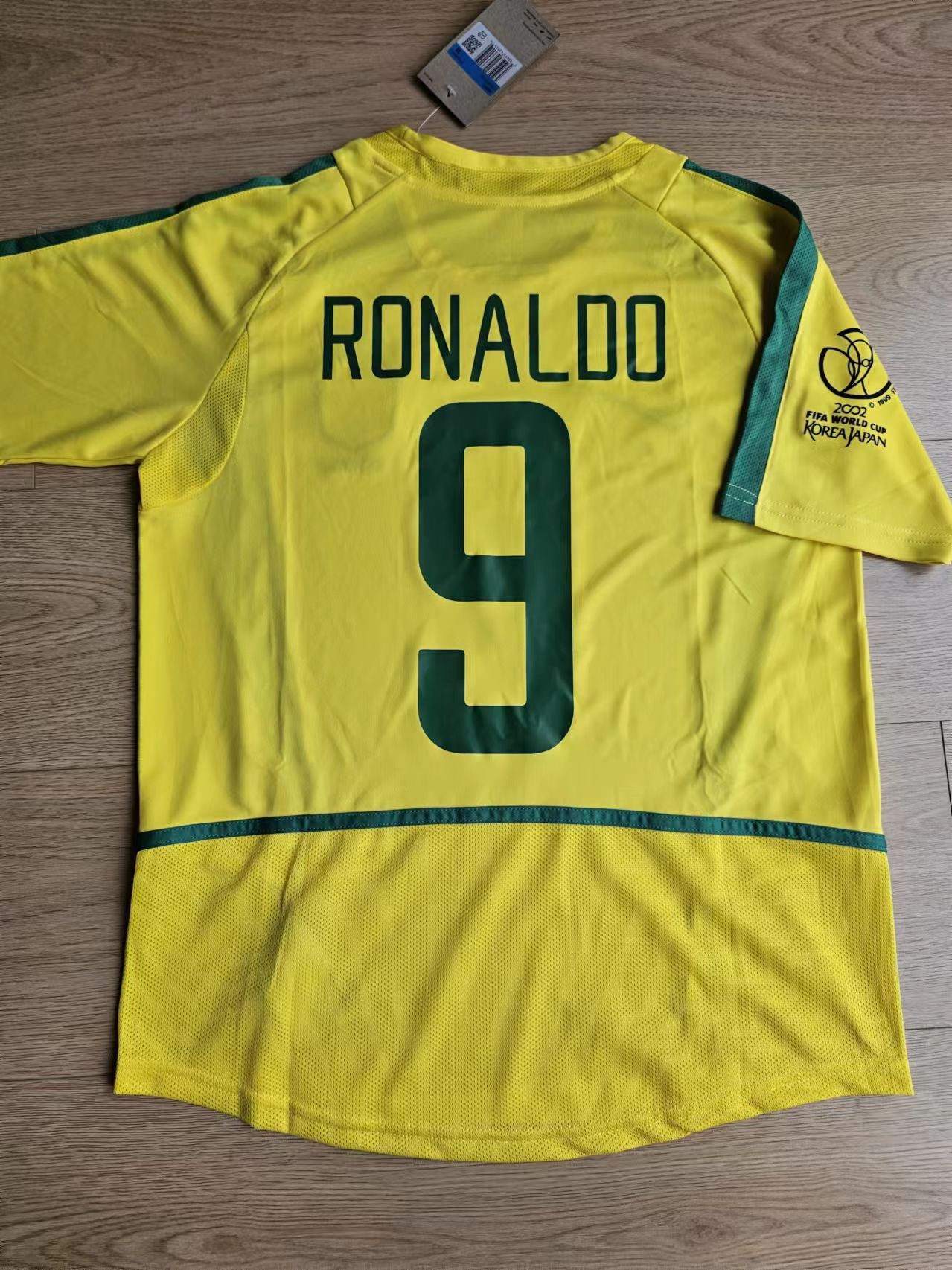 Other 9 Ronaldo Jersey 2002 World Cup Brazil # Size US M / EU 48-50 / 2 - 2 Thumbnail